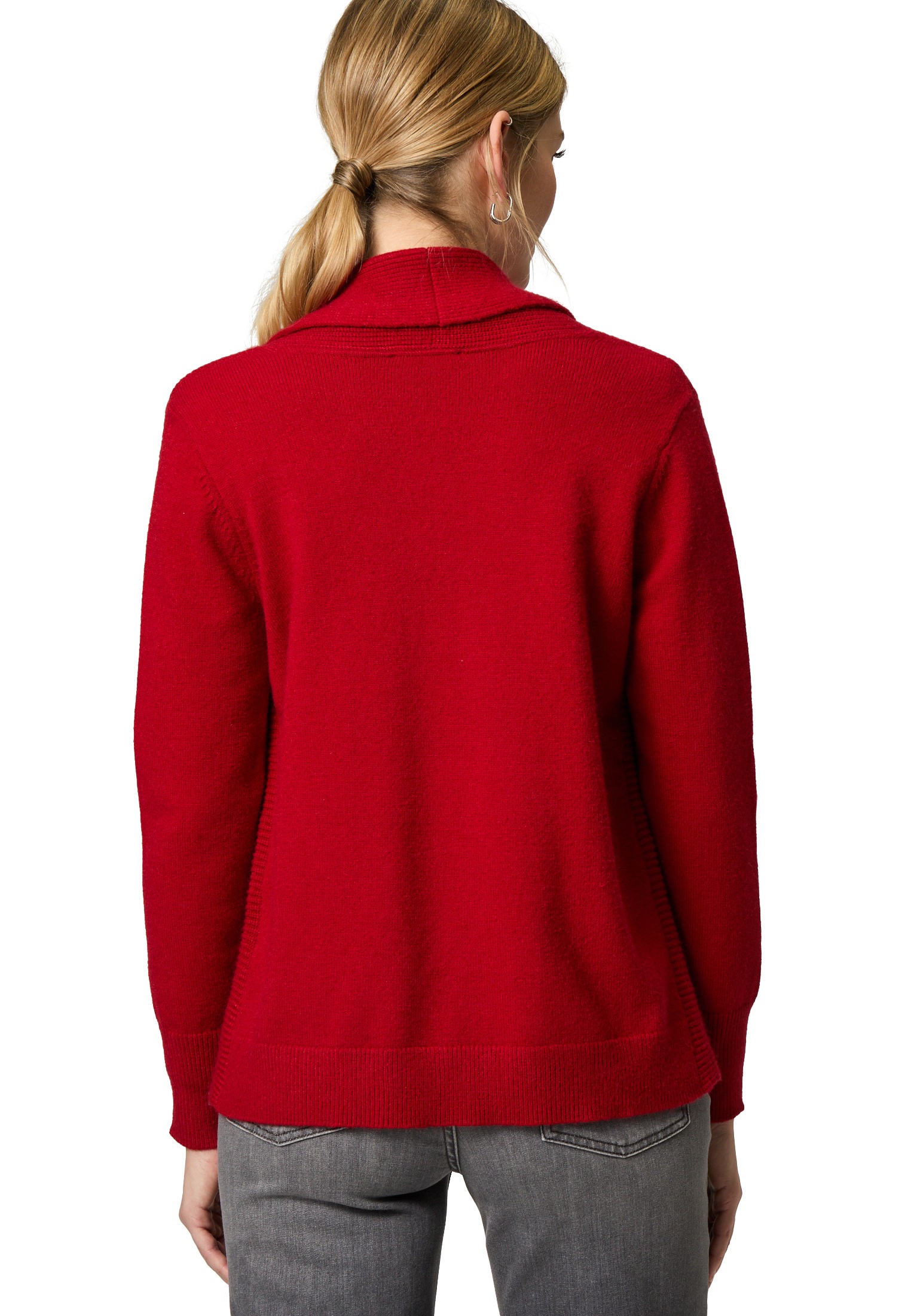 Zero Strickjacke »zero Strickjacke offener Style«, Plain/ohne Details