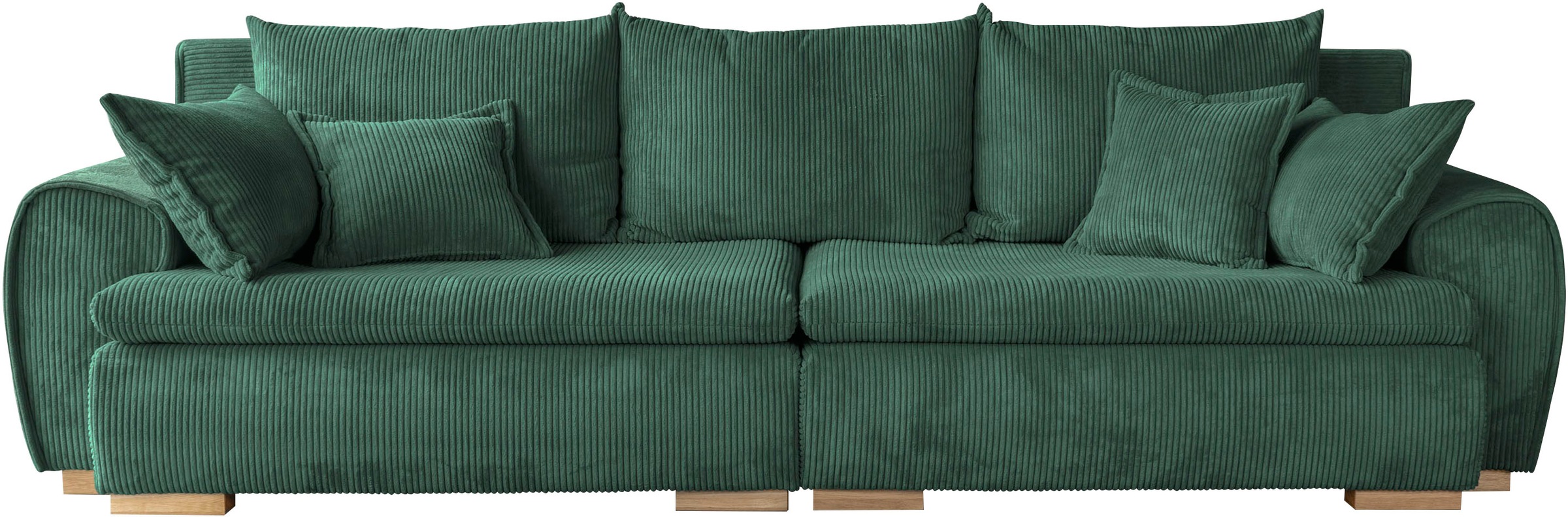 Home affaire Big-Sofa "Katja, B: 275 cm" Mega-Sofa mit 4 Zierkissen günstig online kaufen