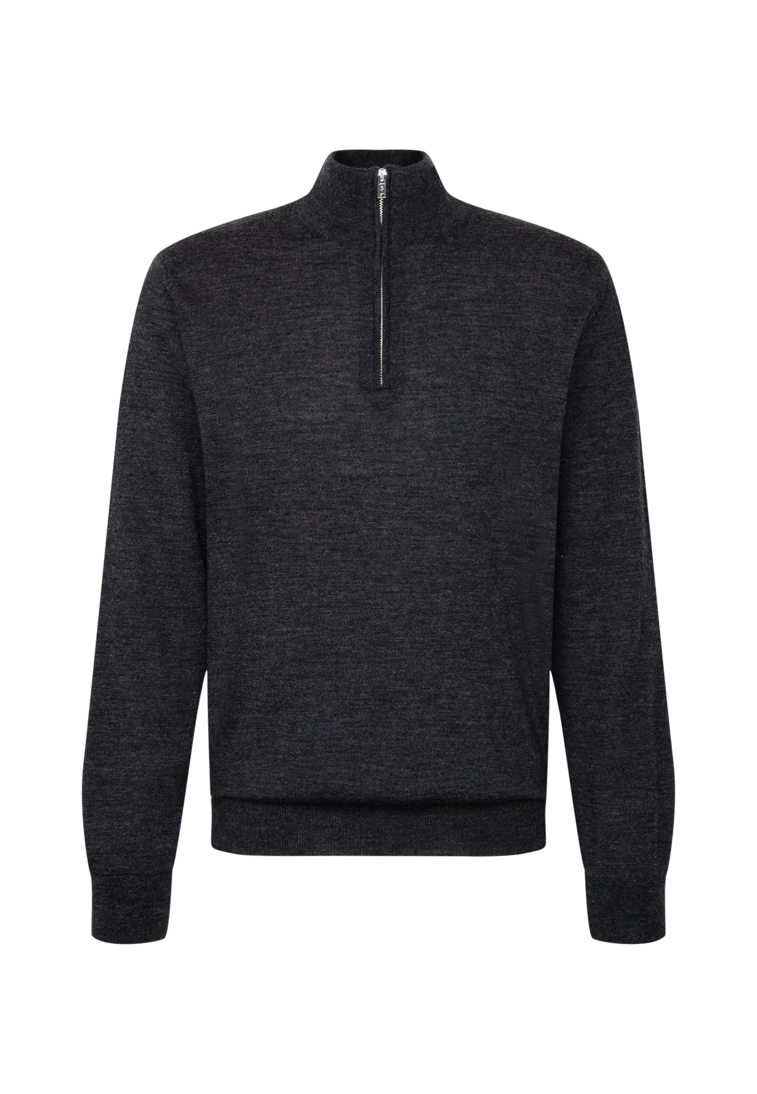 seidensticker Stehkragenpullover »Schwarze Rose« Quarter Zip Uni