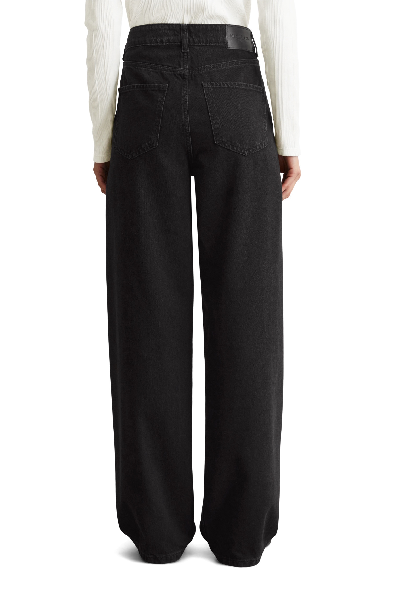 Marc O'Polo DENIM Weite Jeans »aus Black Rigid Denim«