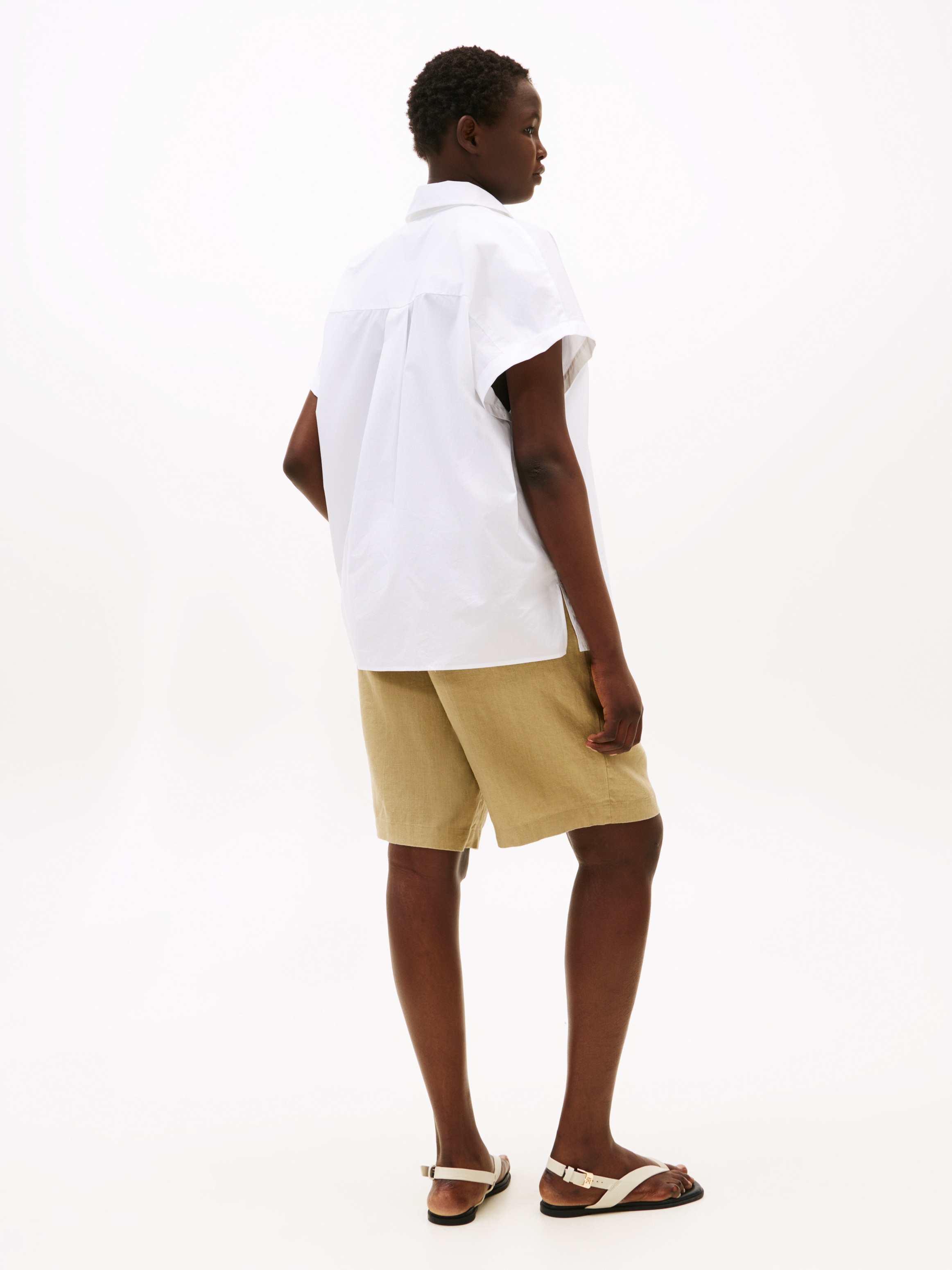 Tommy Hilfiger Curve Kurzarmbluse »CRV POPLIN SLEEVELESS RLXD SHIRT«