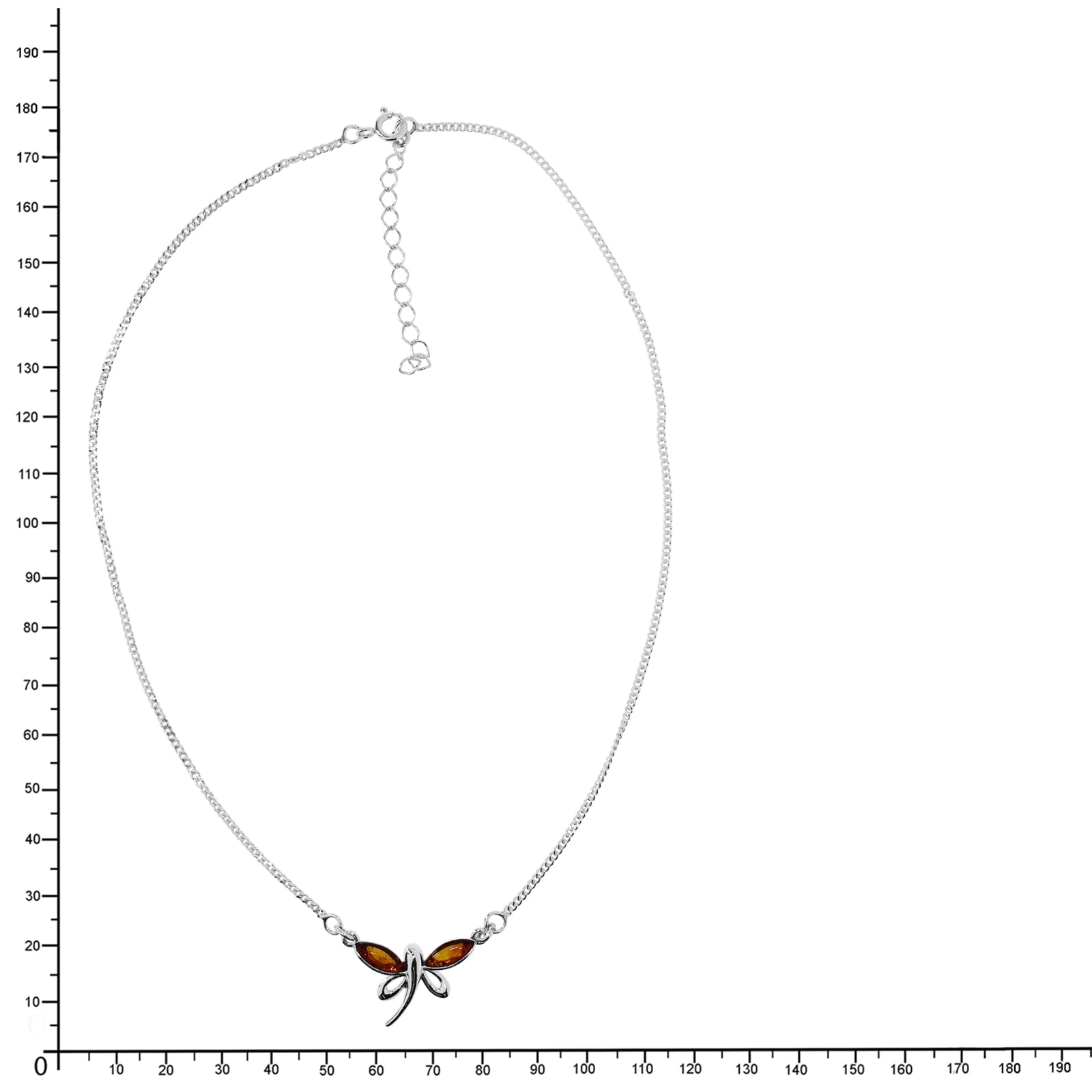 OSTSEE-SCHMUCK Collier »Ostsee-Schmuck Collier Schmetterling Collier Schmetterling«, (1 tlg.)
