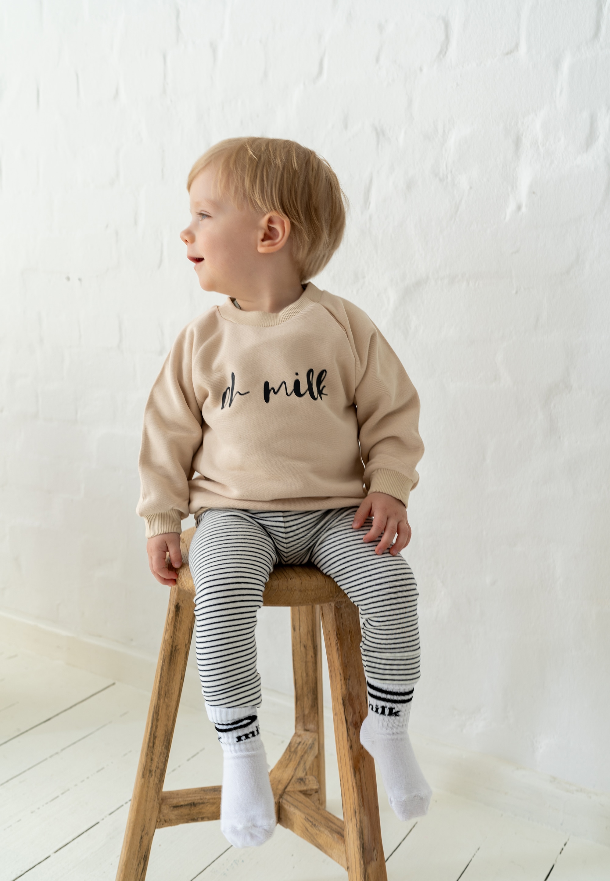 Sweatshirt »Oh Milk«, mit Rundhalsausschnitt