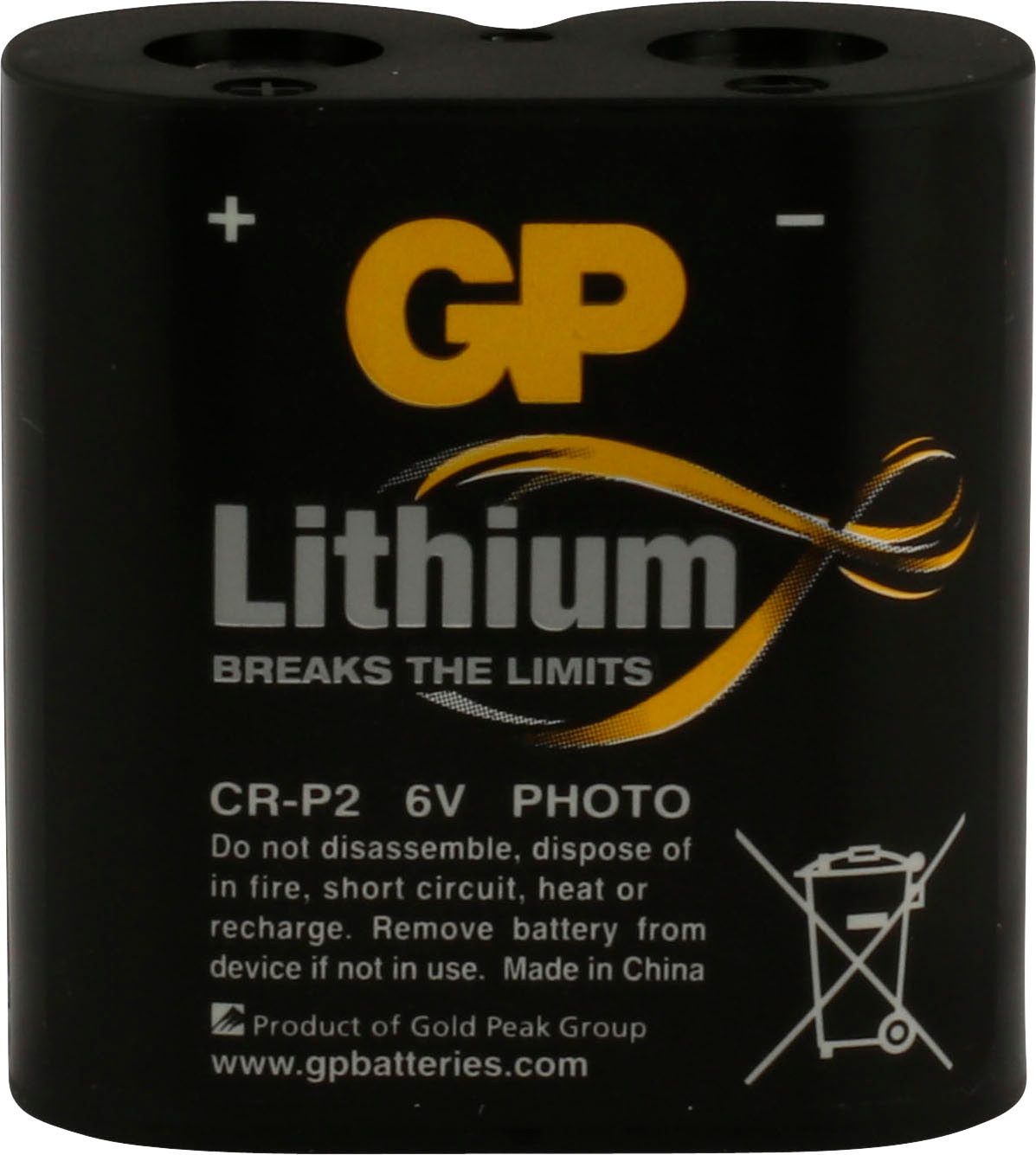 GP Batteries Batterie »1 Stck CRP2 GP Lithium«, DL223A, (1 St.)