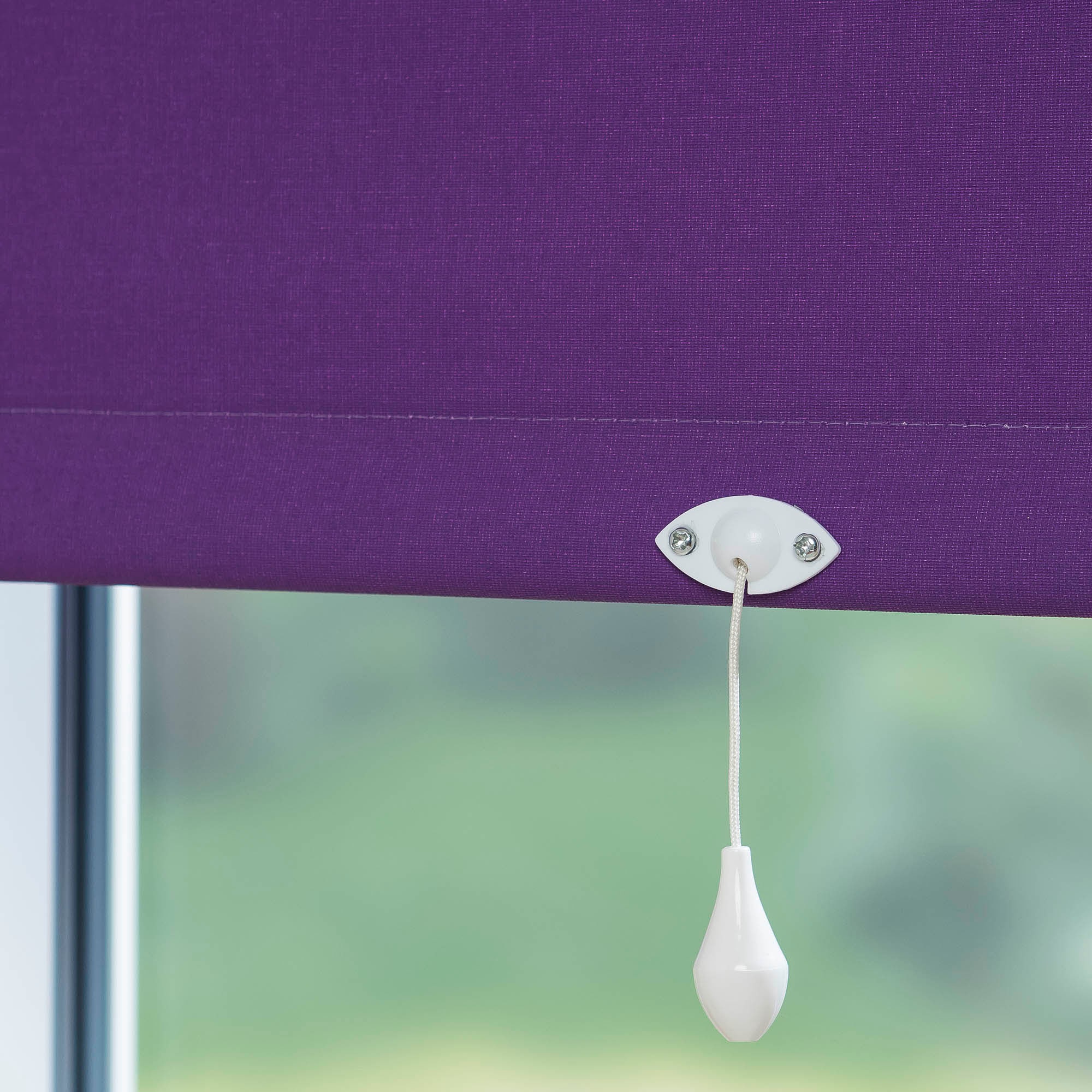 Liedeco Springrollo »Uni«, Lichtschutz, mit Bohren, freihängend, Rollowelle 36 mm, starke Feder