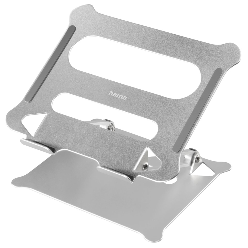 Hama Laptop-Ständer »Notebook-Stand Alu höhenverstellbar neigbar bis 39 cm 15,4" Silber«, bis 40 cm Zoll