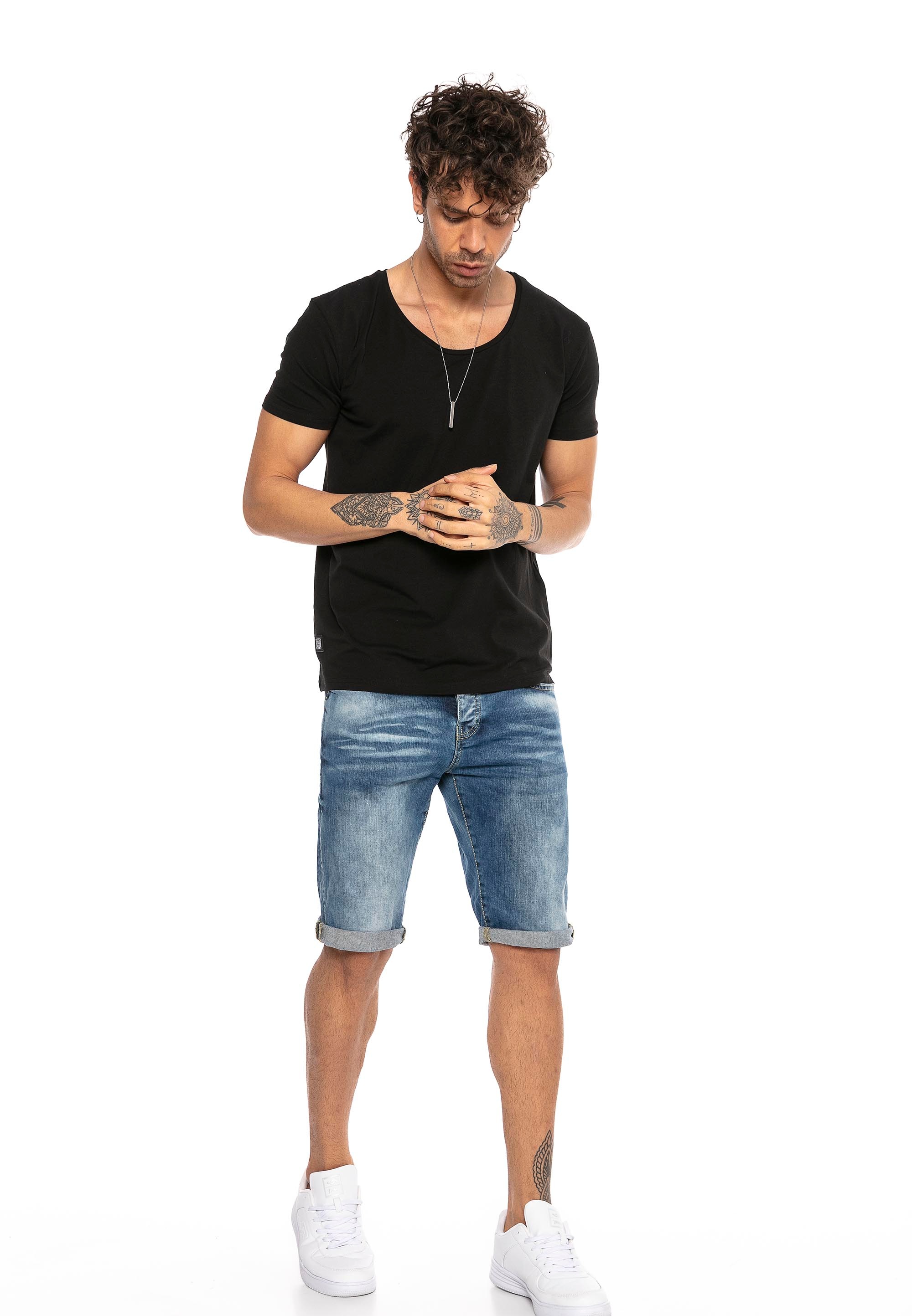 RedBridge T-Shirt »Midland«, mit weitem Rundhalsausschnitt