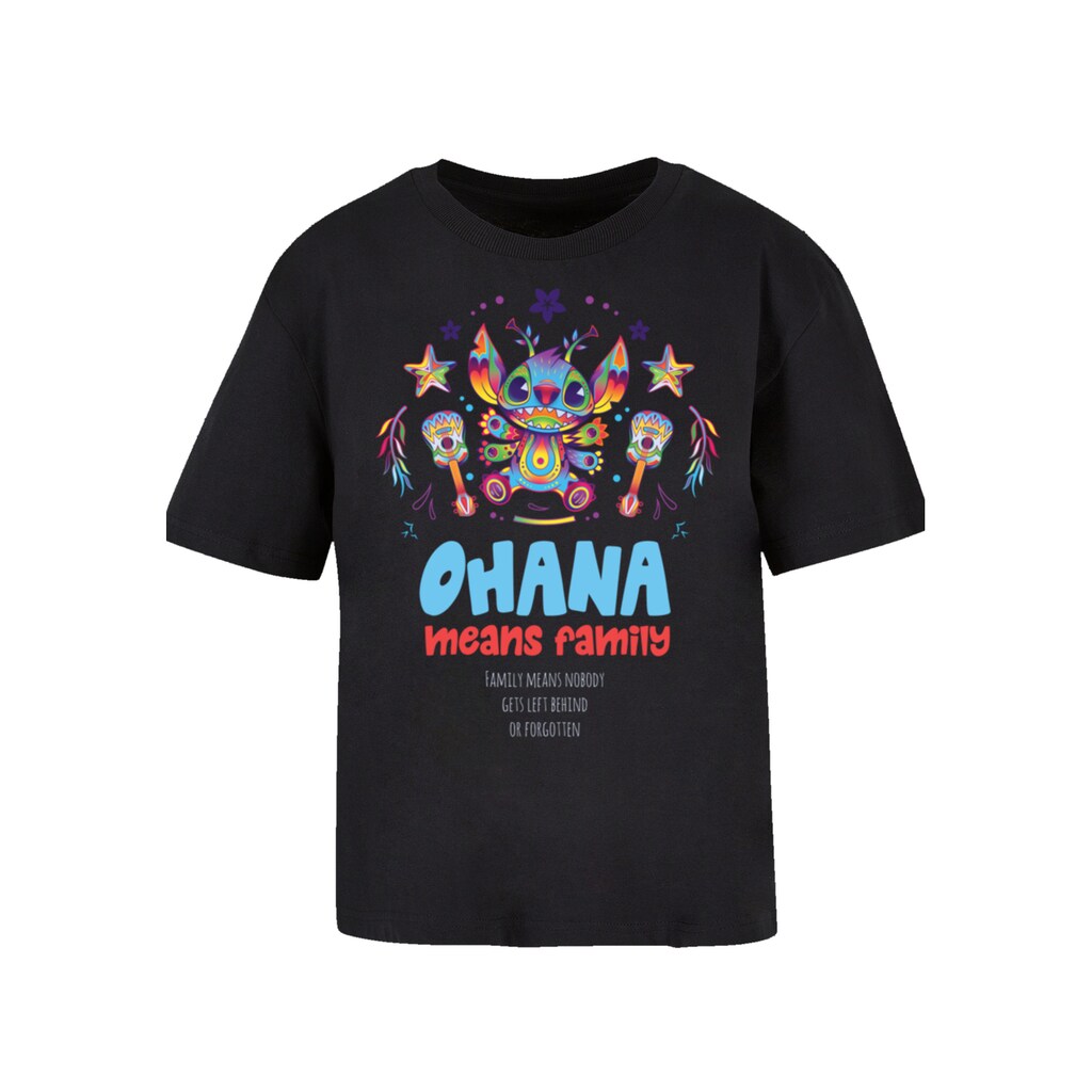 F4NT4STIC T-Shirt »Disney Lilo & Stitch Ohana Mexico«