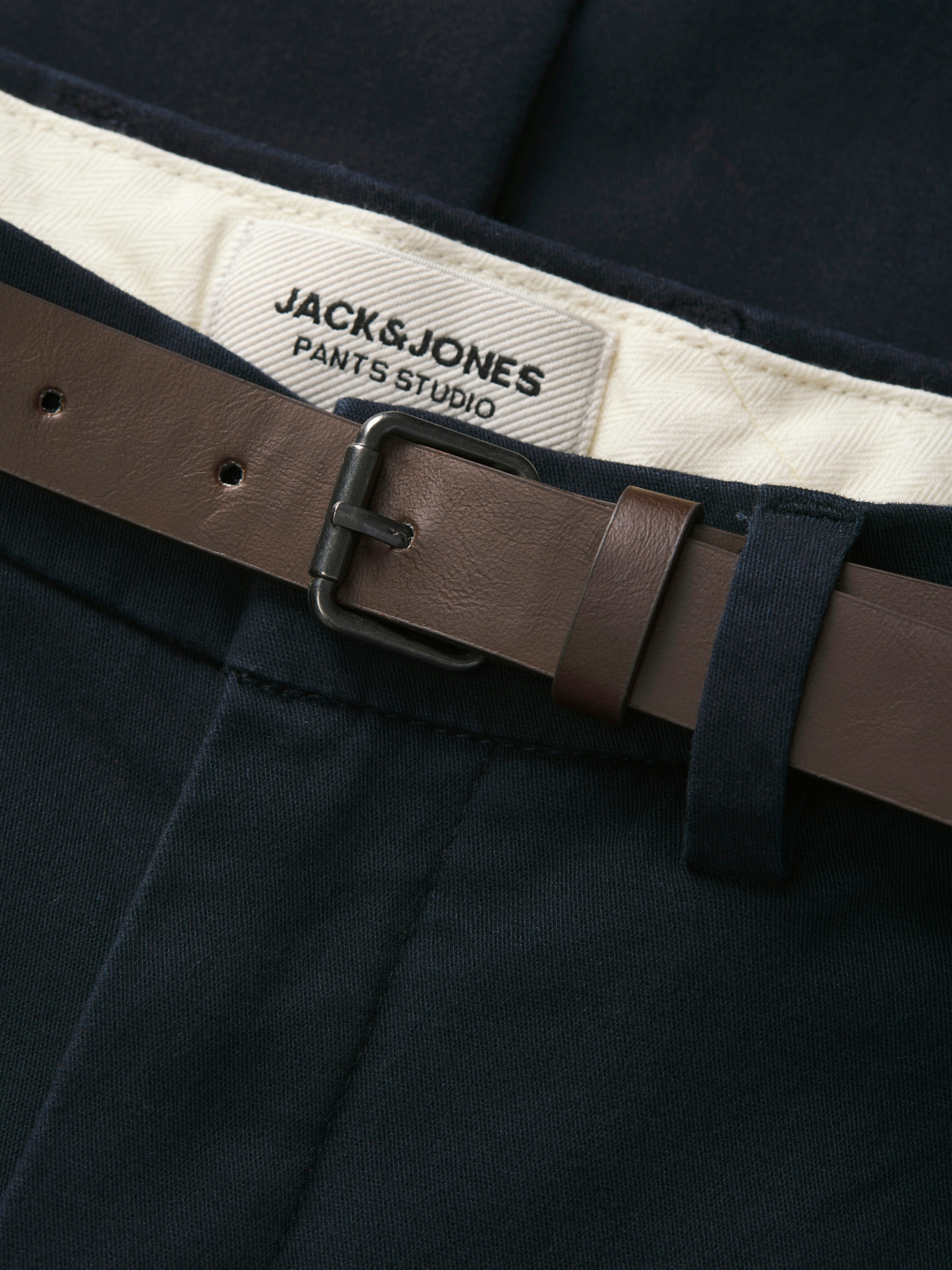Thumbnail - Jack & Jones PlusSize Chinohose "JPSTMARCO ADAM BELTED CHINO PLS"