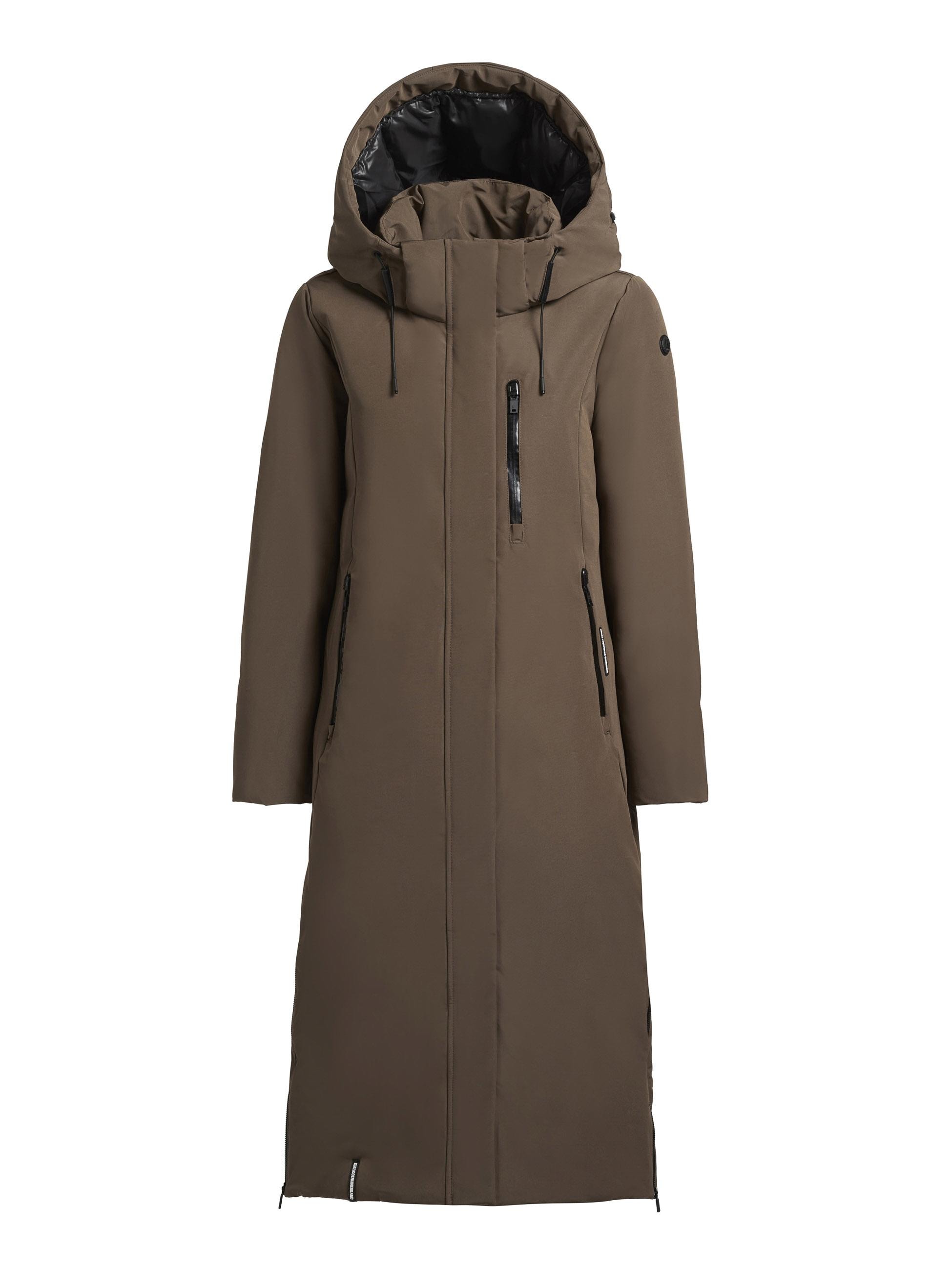 khujo Wintermantel »Lofi2-YM«, Langer Damen Winterparka mit Kapuze