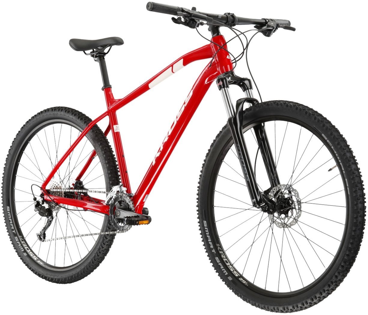Kross Mountainbike »KROSS MTB Hardtail Level 3.0 29" rot 18 Gänge«, 18 Gang, Shimano, ALIVIO M3100 Schaltwerk, Kettenschaltung