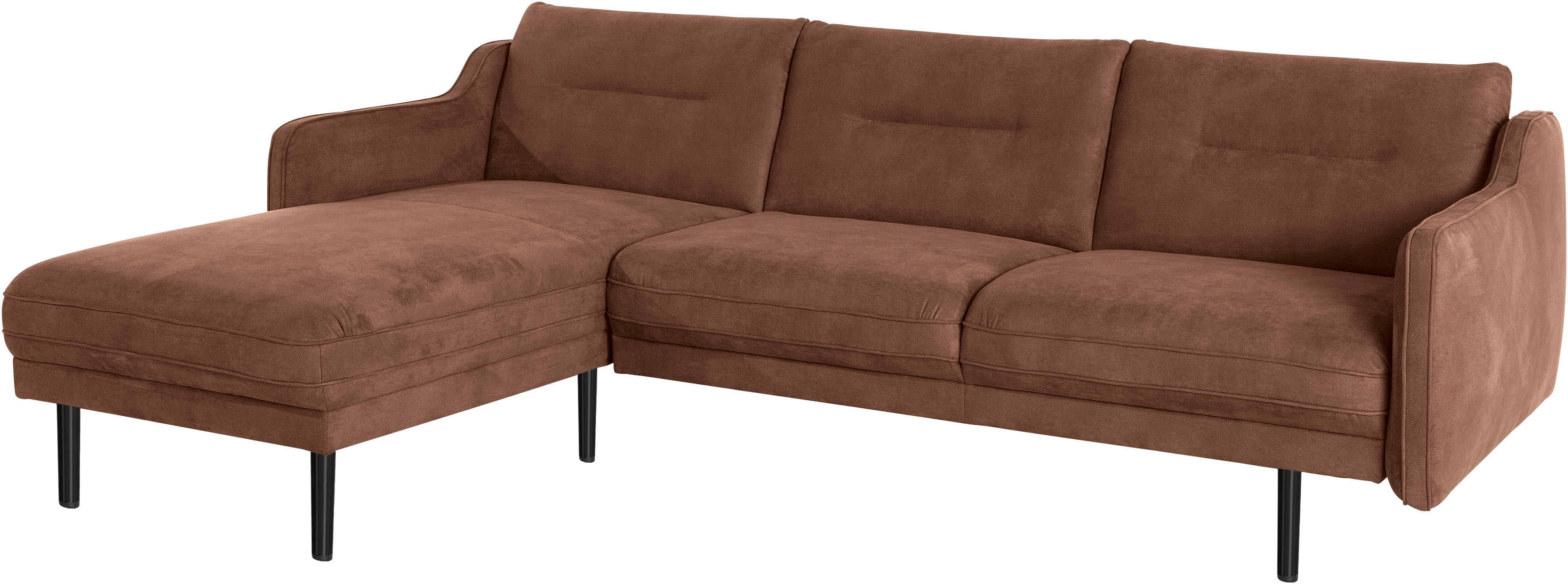 OTTO home Ecksofa "Nordfyn L-Form" edles Design in 3 Bezugsqualitäten