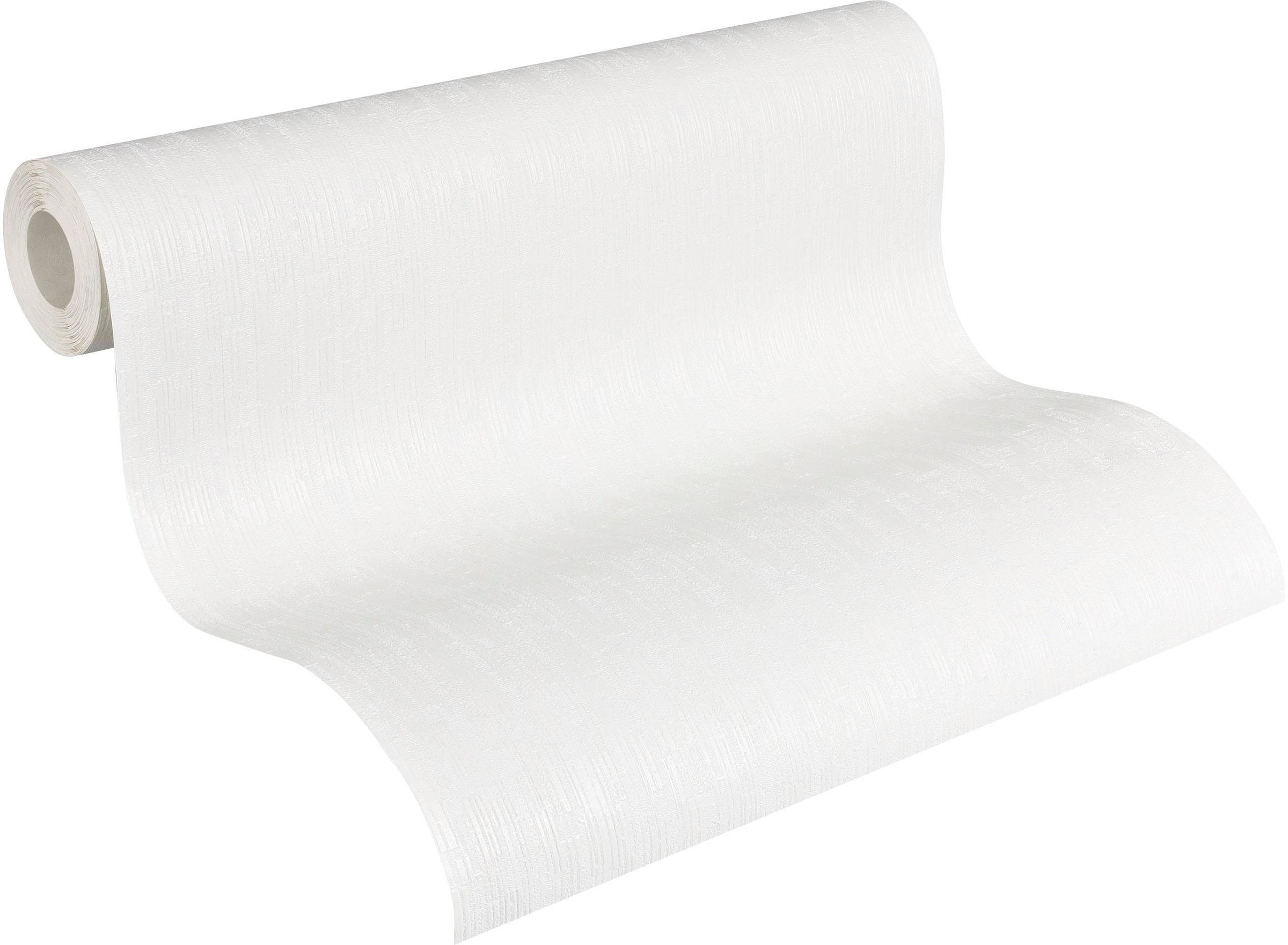 A.S. Création Vliestapete »Meistervlies« einfarbig | uni | unifarben leicht strukturiert Tapete Uni Überstreichbar Tapeten Wohnzimmer Schlafzimmer Küche Design