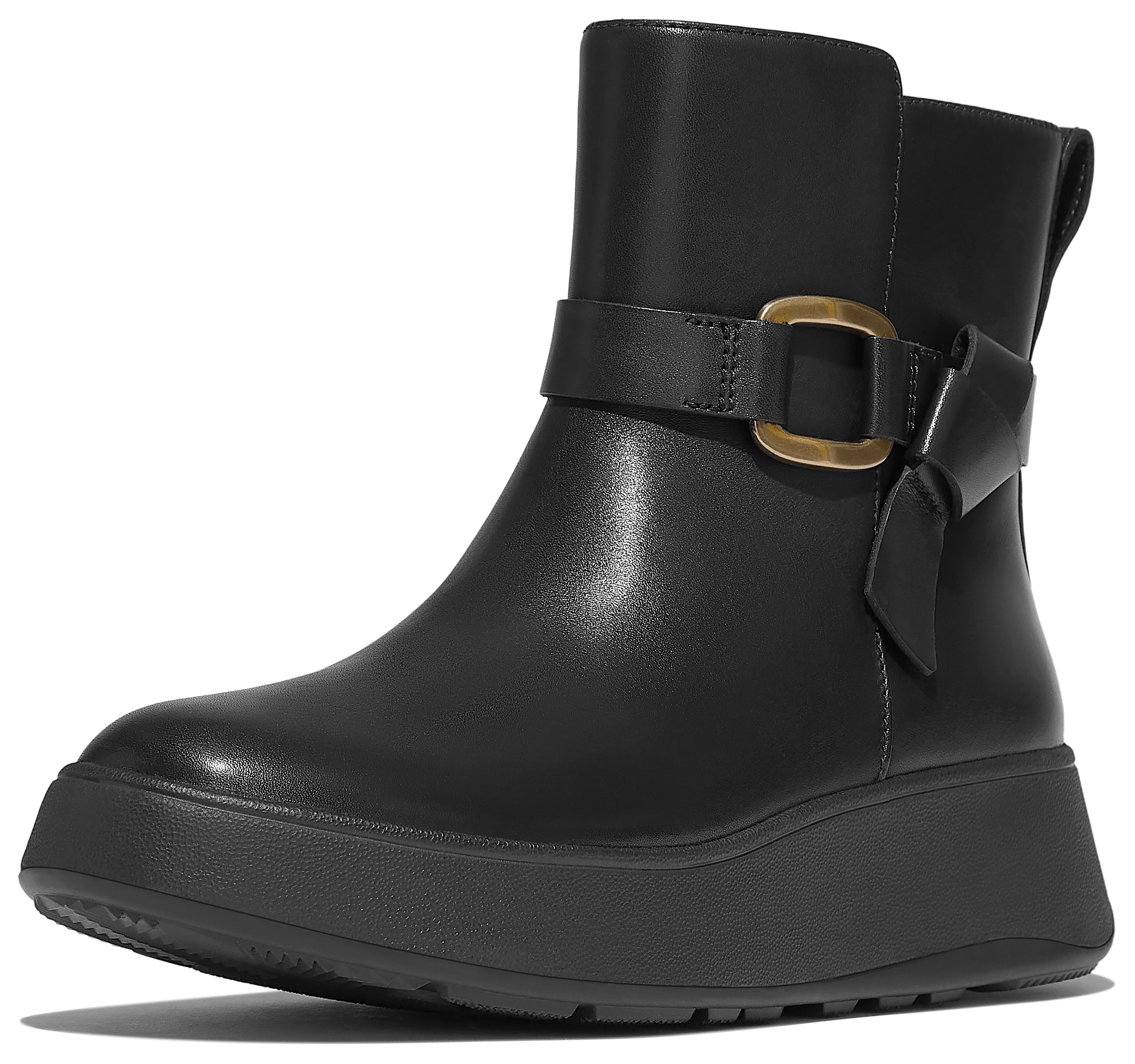 Fitflop Plateaustiefelette »F-MODE SQUARE-RING«, Boots, Chunky Boot mit Plateausohle