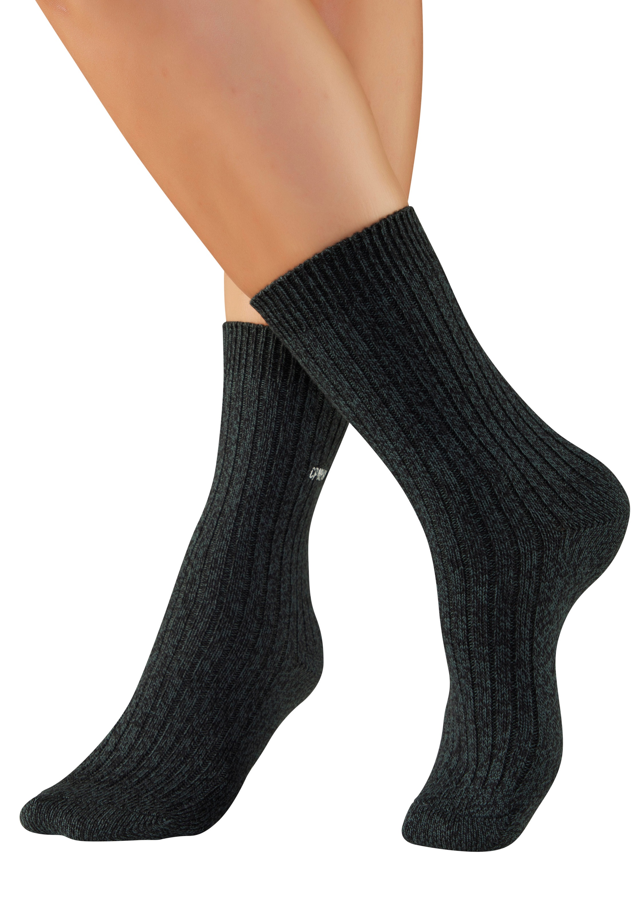 Copenhagen Studios Basicsocken, (1 Paar), gerippt mit Logo Stickerei günstig online kaufen
