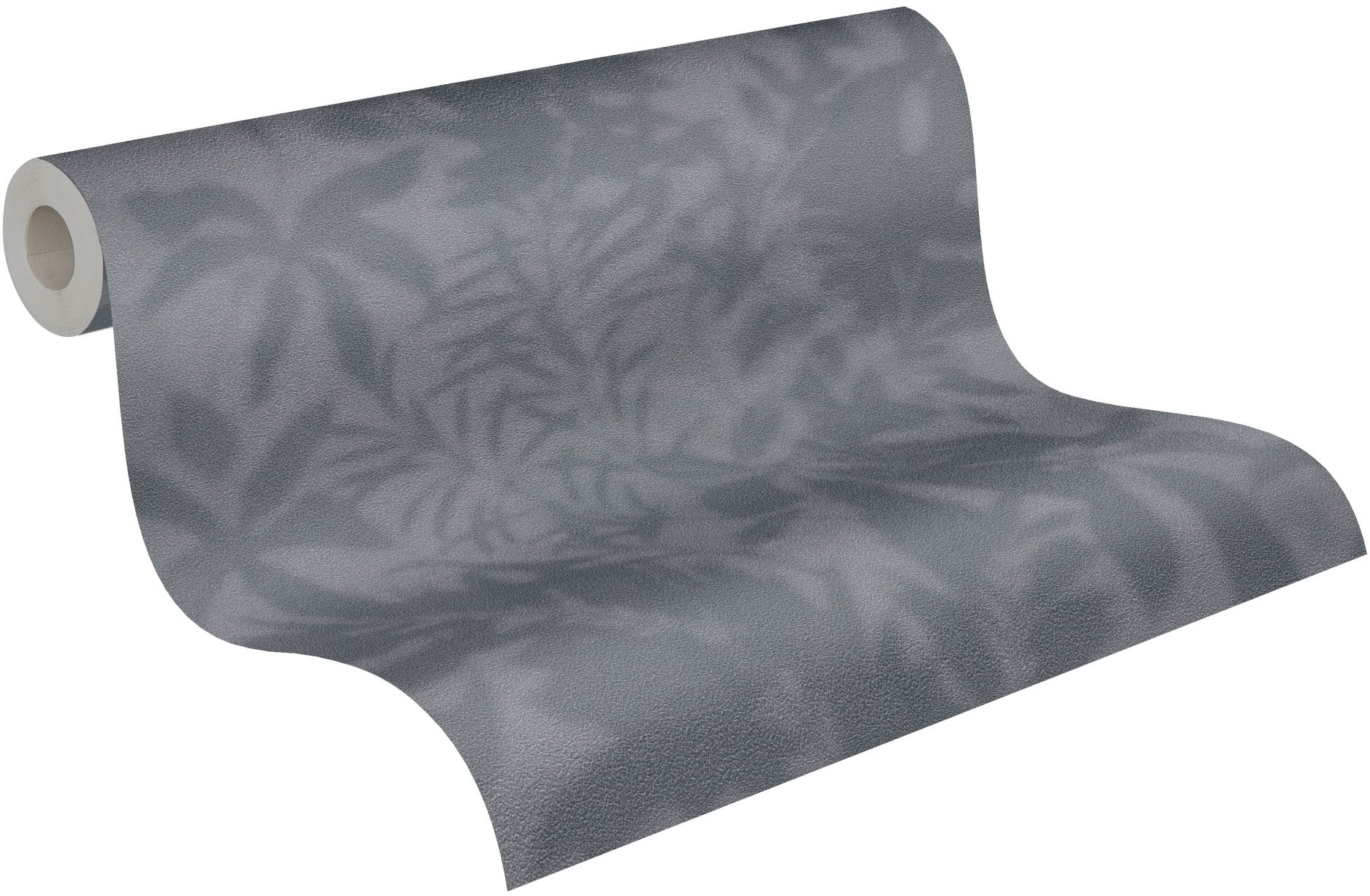 living walls Vliestapete »Tapete mit Blattschatten-Optik - Tropisches Muster« matt strukturiert Sanfte Vliestapete mit tropischem Blattschatten-Muster