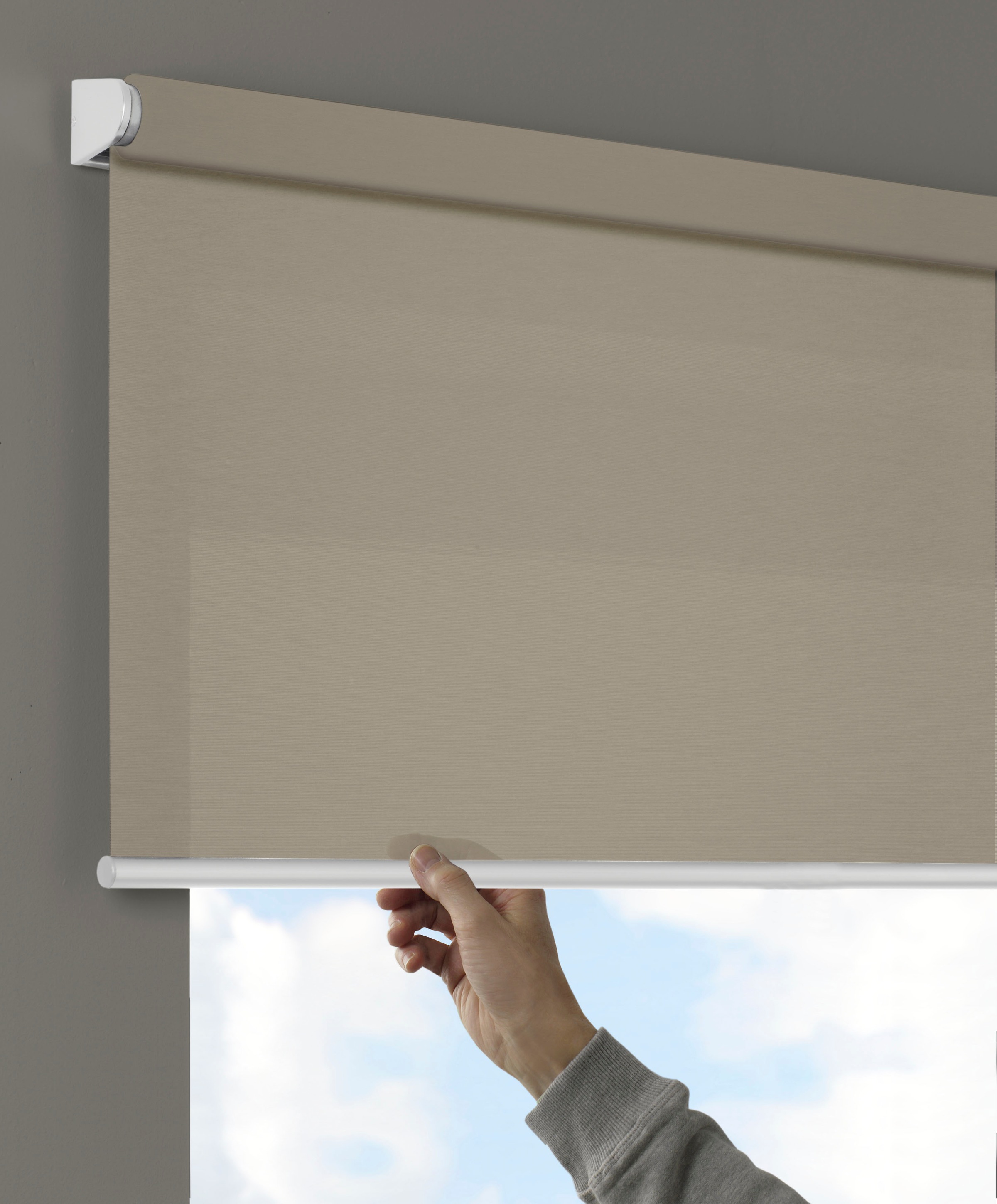 GARDINIA Seitenzugrollo "Comfort Move Rollo" Lichtschutz Sichtschutz mit Bo günstig online kaufen