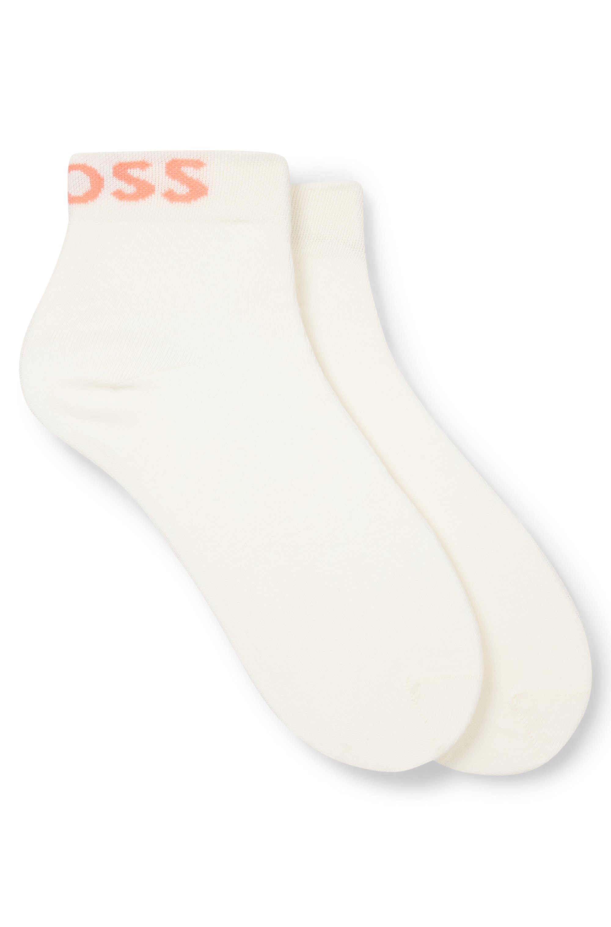 BOSS Freizeitsocken "2P SH Logo CC W", (Packung, 2 Paar, 2er), mit eingestr günstig online kaufen