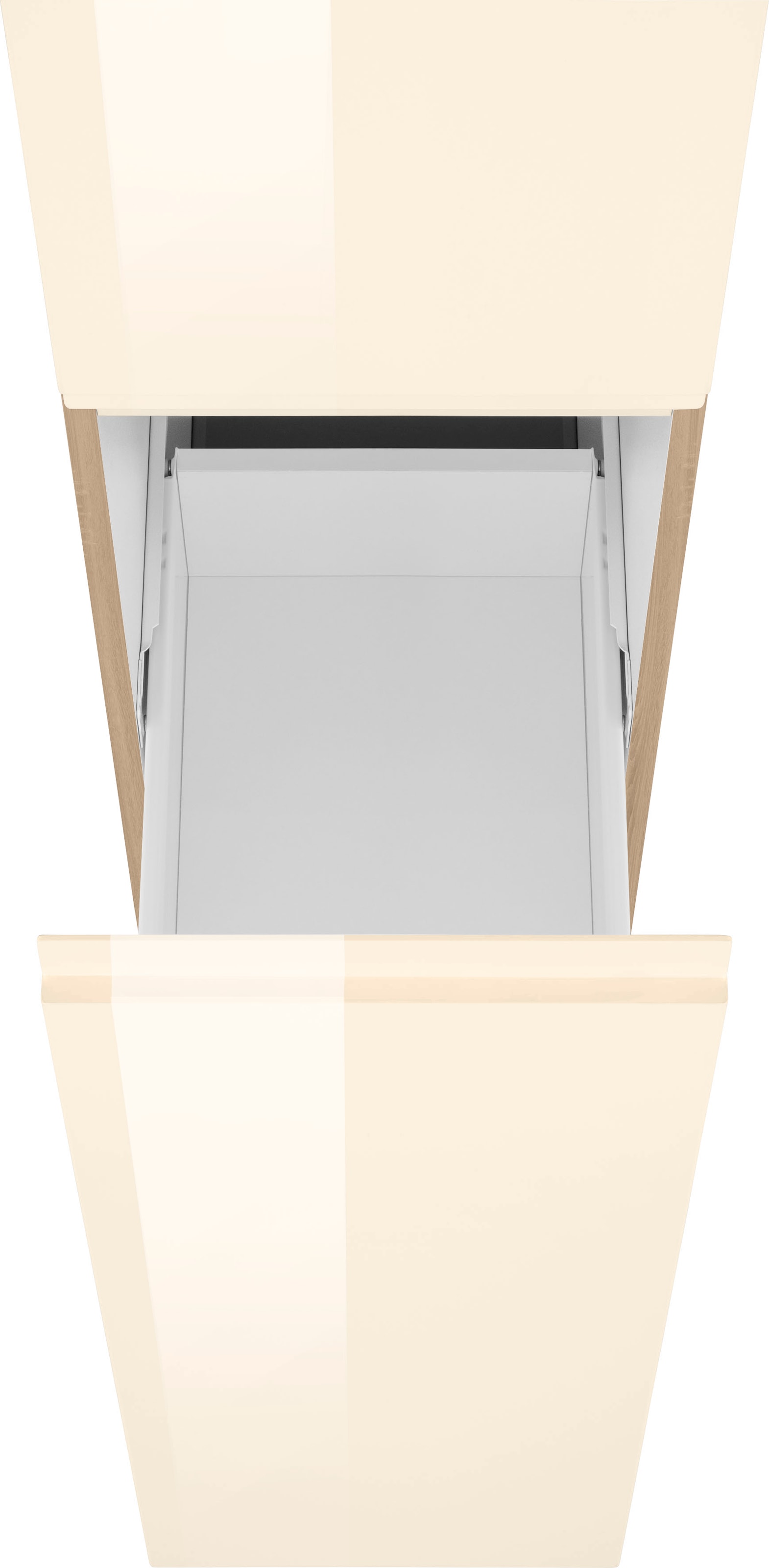 HELD MÖBEL Apothekerschrank »Virginia«, 200 cm hoch 30 cm breit, 2 Auszüge  mit 5 Ablagen, griffloses Design bestellen | BAUR | Apothekerschränke