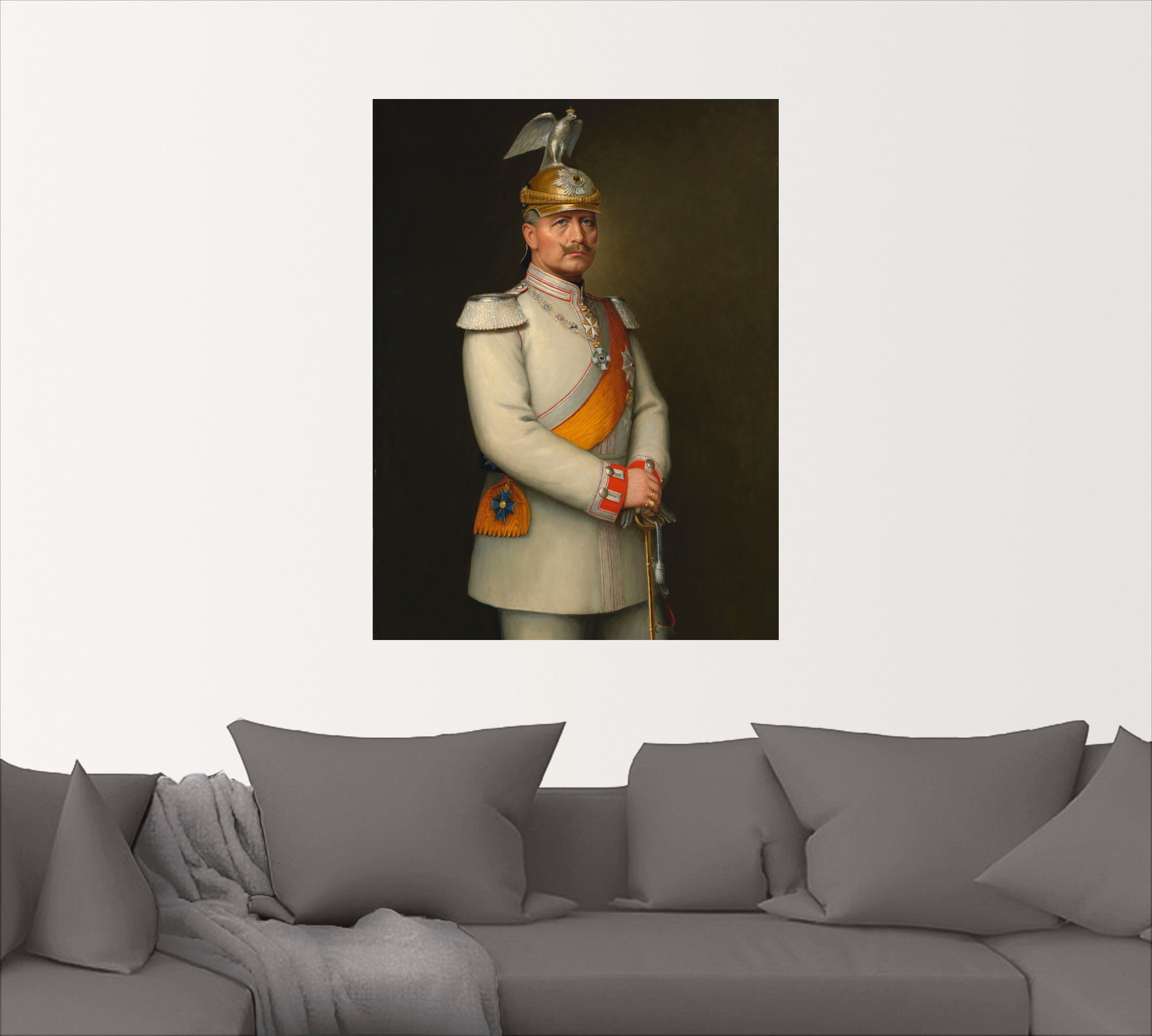Artland Wandbild »Bildnis Kaiser Wilhelm II.«, Menschen, (1 St.), als Leinwandbild, Wandaufkleber in verschied. Größen
