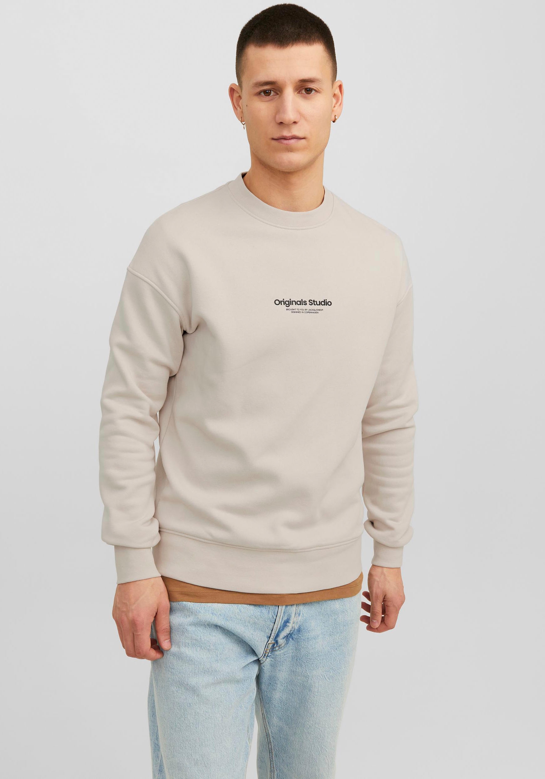 Jack & Jones Herren Stehkragen Pullover JORVESTERBRO QUARTER ZIP - Relaxed günstig online kaufen