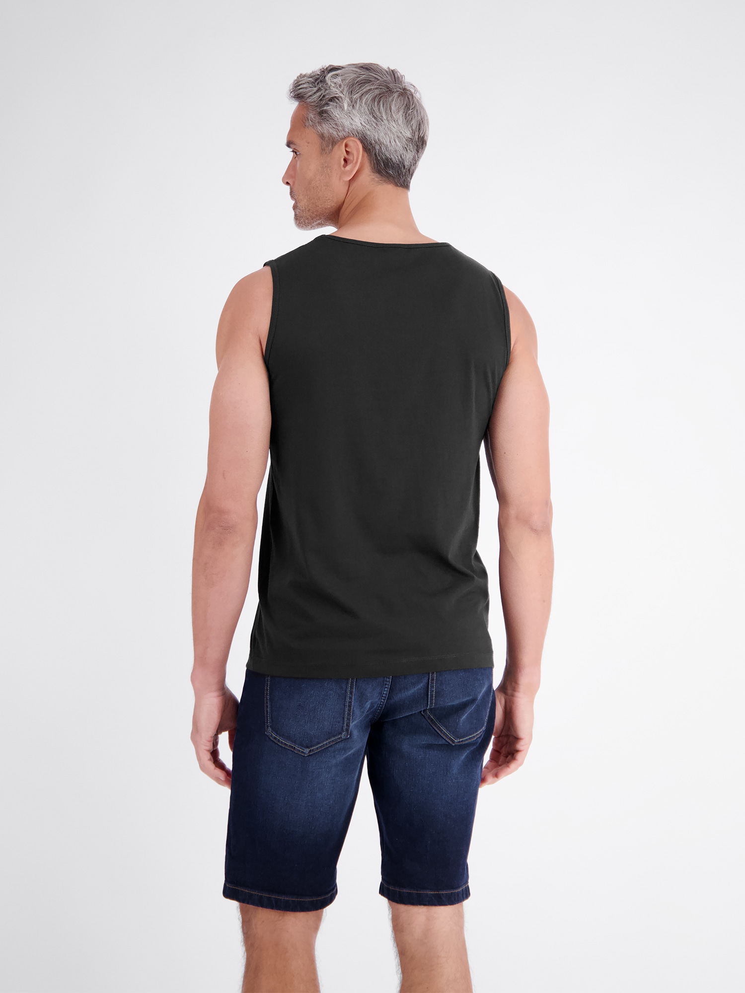 LERROS Muskelshirt »Sportliches Tanktop aus Baumwolle mit Rundhalskragen«