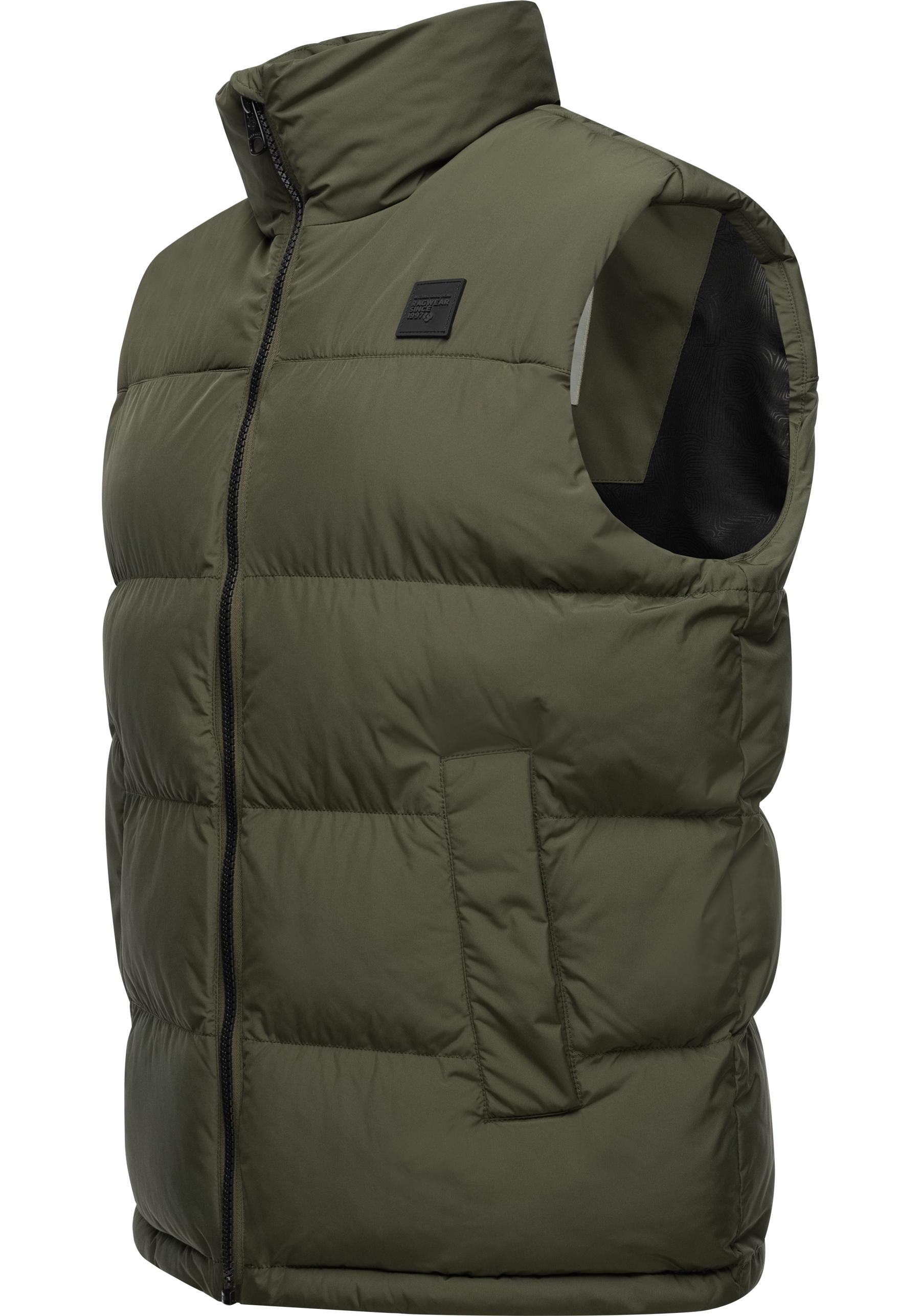 Ragwear Steppweste »Savan«, Wasserdichte gesteppte Herren Outdoorweste