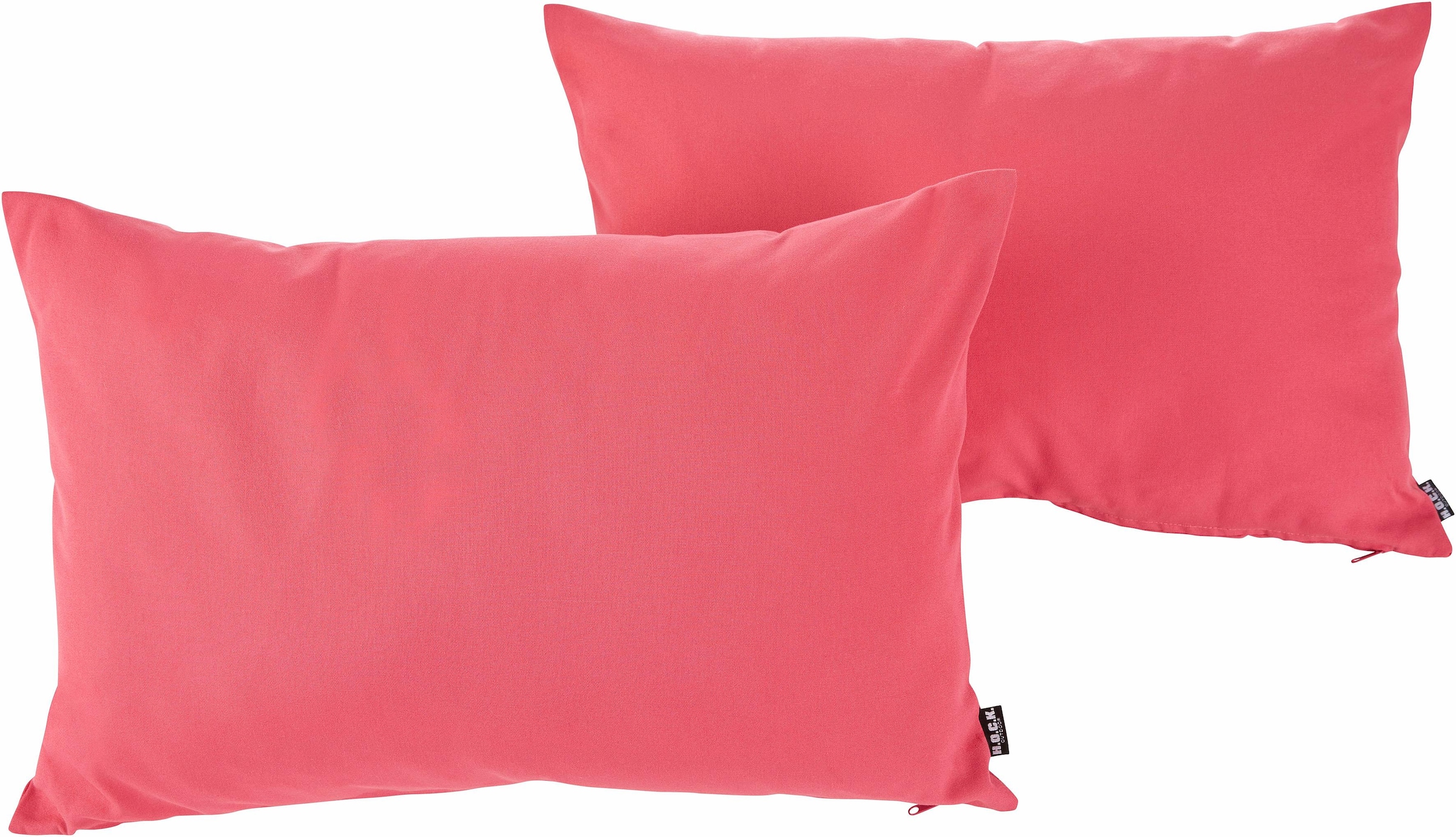 H.O.C.K. Dekokissen "Classic Uni" Kissenhülle mit Füllung, 1 Stück, 60/40 cm