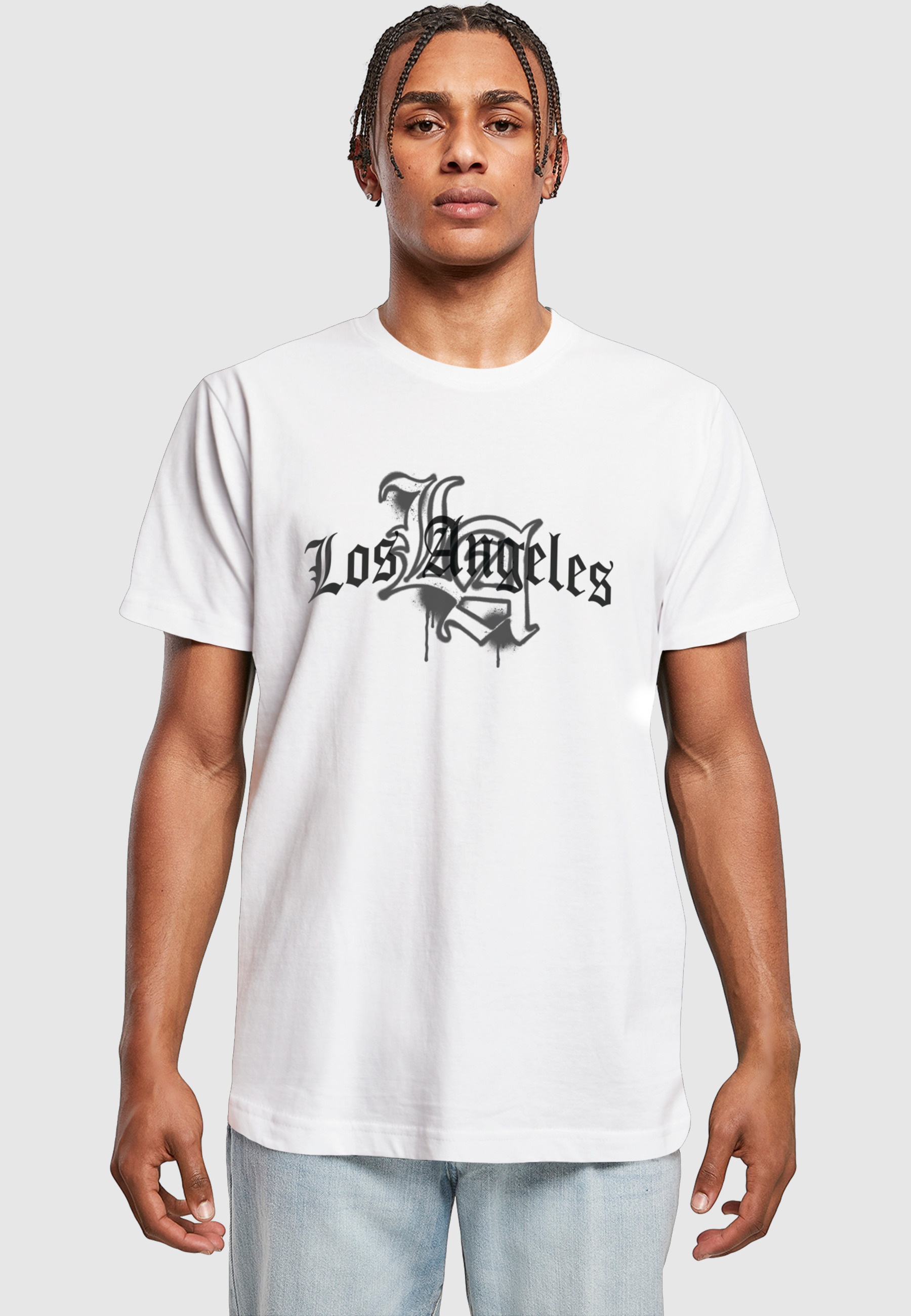 MisterTee T-Shirt »MisterTee LA Wording Tee« 1 Stk.