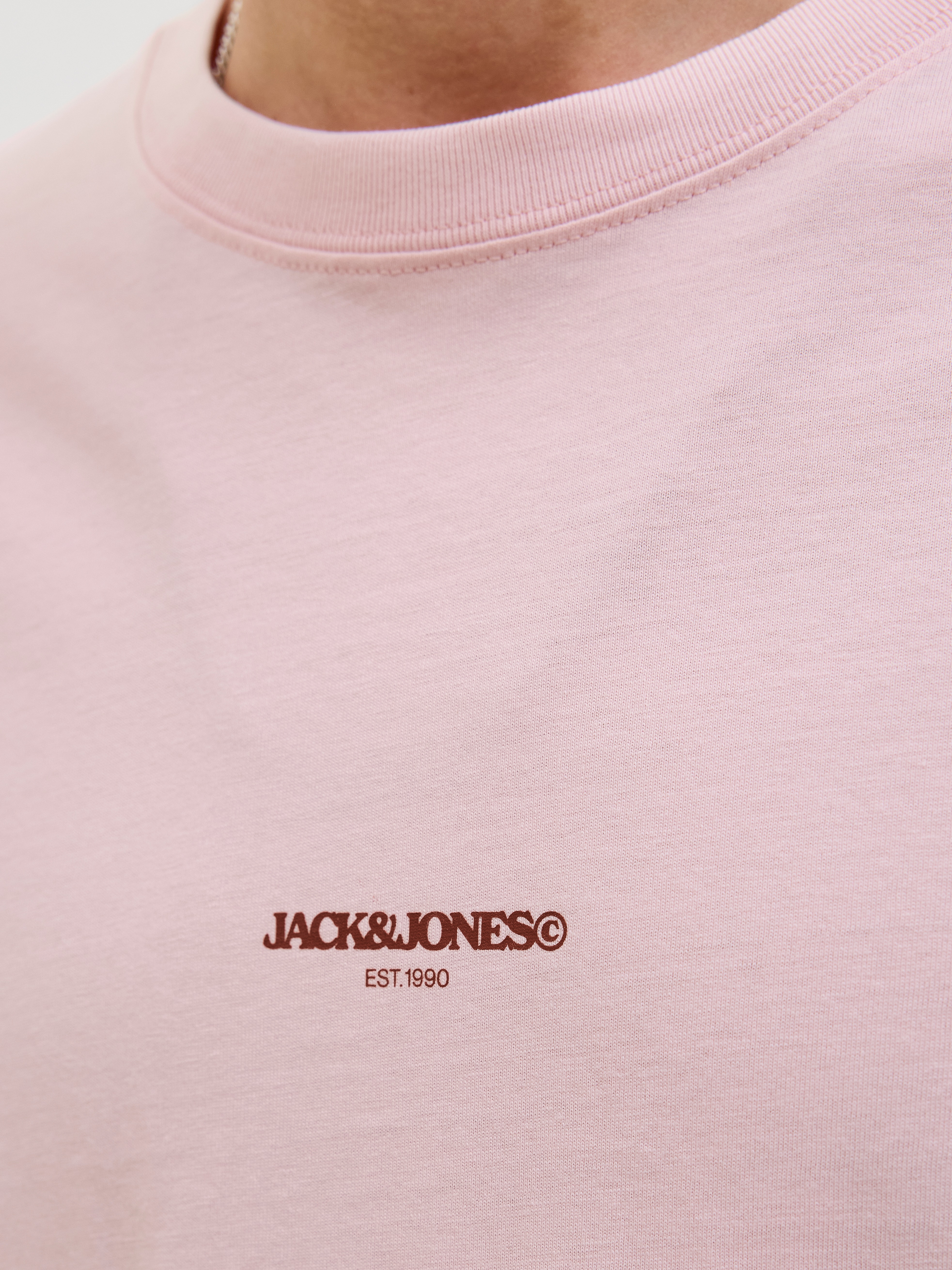 Thumbnail - Jack & Jones Print-Shirt "JORTAVIRA POSTER TEE SS CREW NECK" mit Backprint