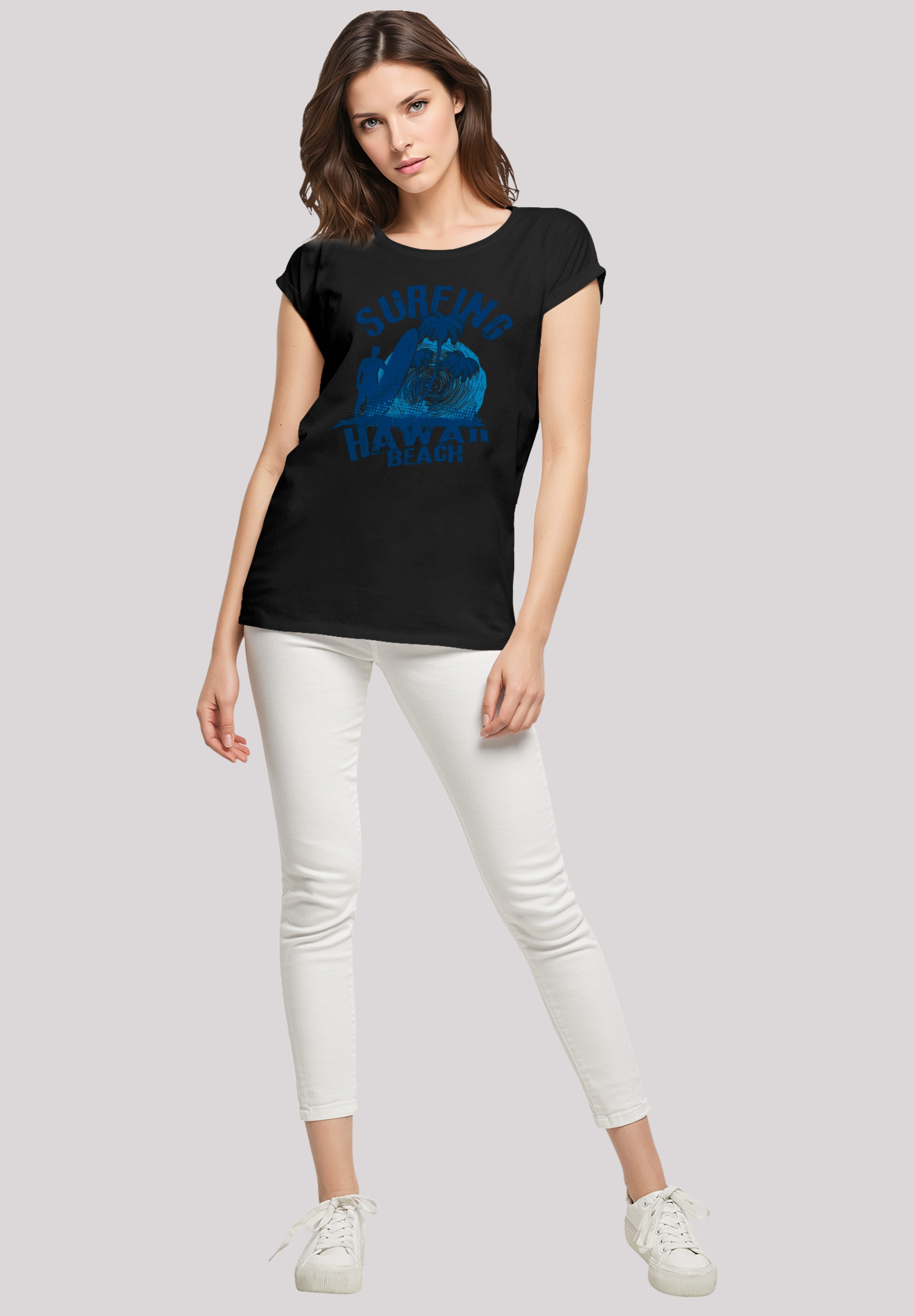 F4NT4STIC T-Shirt »Hawaii Surf Beach Summer«, Premium Qualität