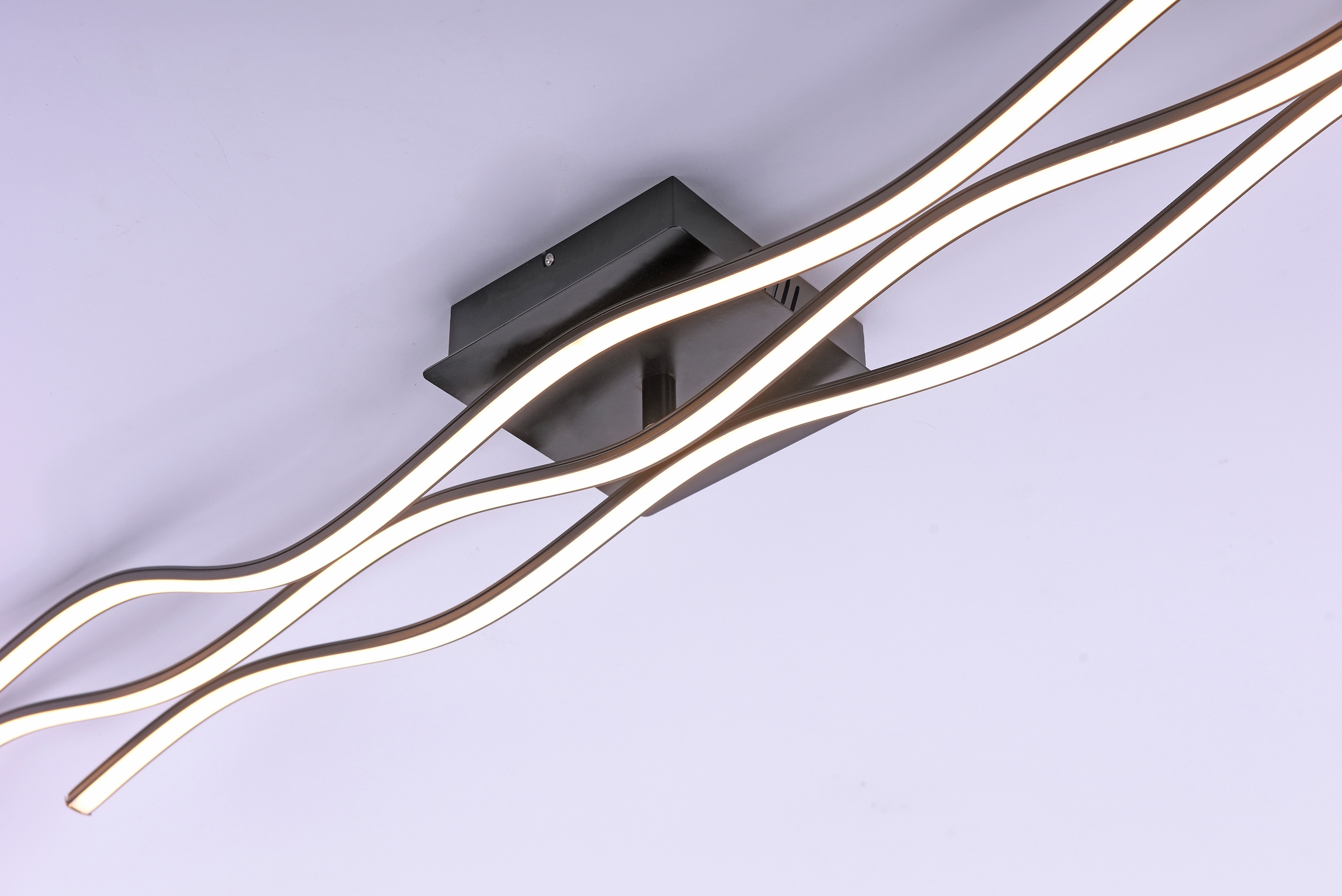 JUST LIGHT Deckenleuchte »WAVE«, 3 flammig, Leuchtmittel LED-Board-LED-Board | LED fest integriert, Deckenlampe
