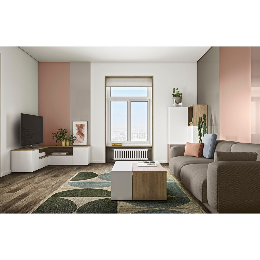 Wohnen TV- Möbel & Mediamöbel TemaHome TV-Bank »Angle TV Tisch« Wohnen TV- Möbel & Mediamöbel TemaHome TV-Bank »Angle TV Tisch«