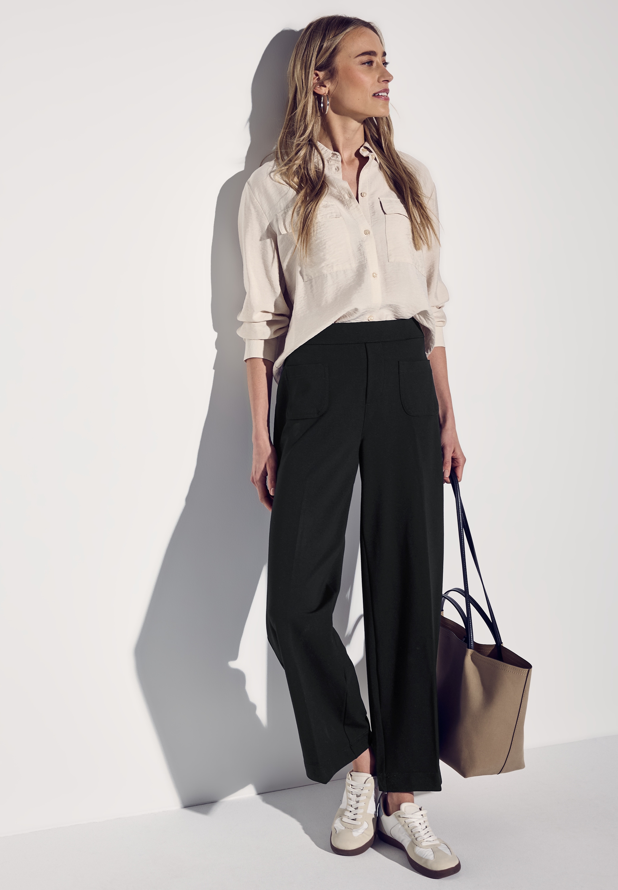STREET ONE Stoffhose, Sommerhose mit Aufgesetzten Taschen