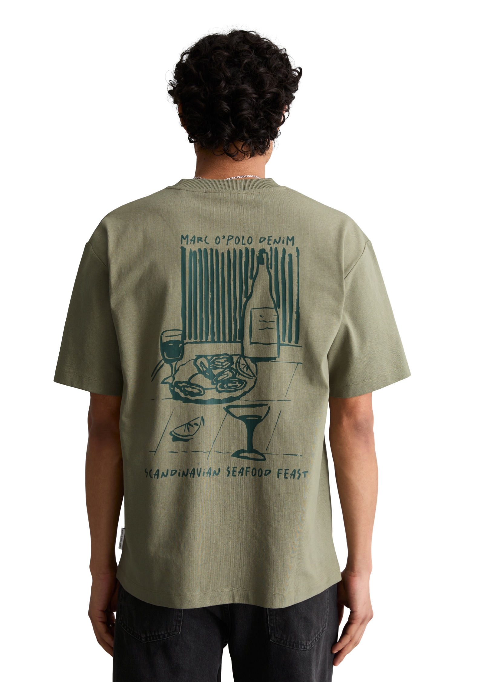 Marc O'Polo DENIM T-Shirt »mit Rückenprint«