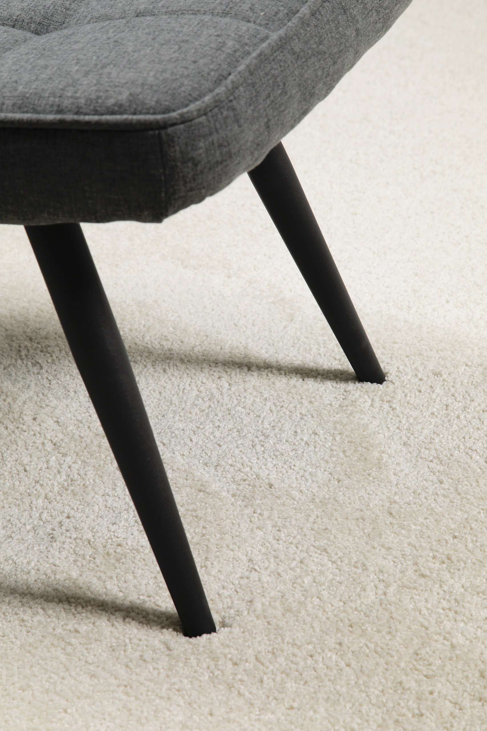 Wecon home Teppich "Wogh" rechteckig 25 mm Höhe Kurzflor, maschinell gewebt, robust, Wohn- & Schlafzimmer, einfarbig