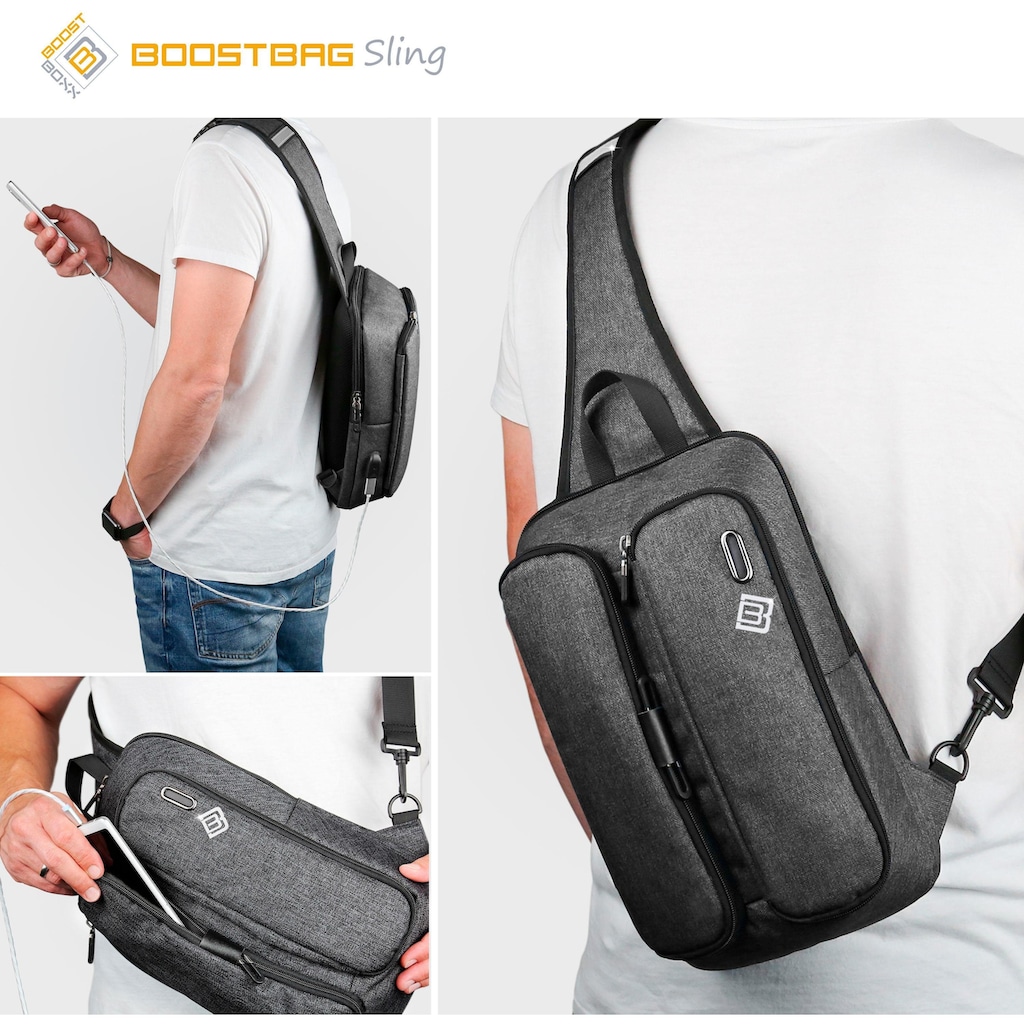 BoostBoxx Umhängetasche »Boostbag Sling Crossbag«