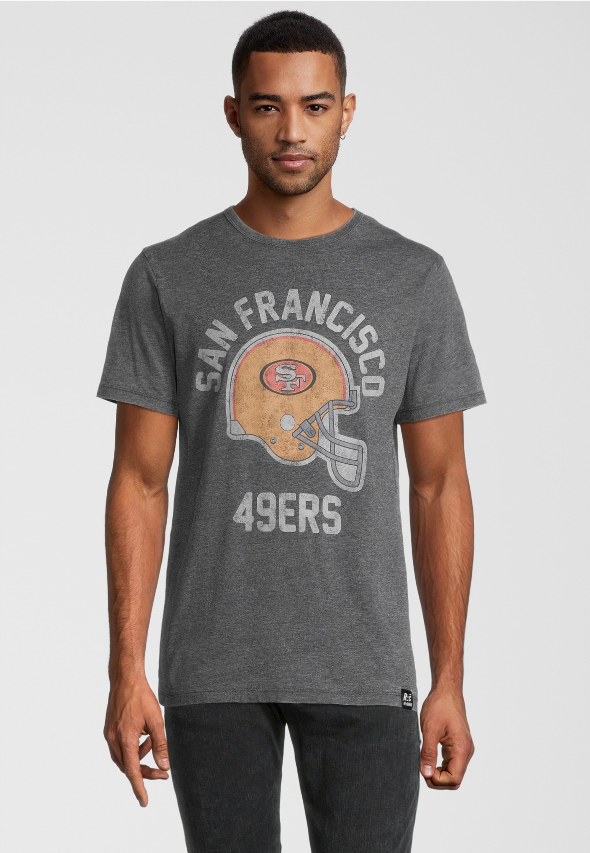 Recovered T-Shirt "NFL Helmet Print", mit coolem Football Helm-Print günstig online kaufen