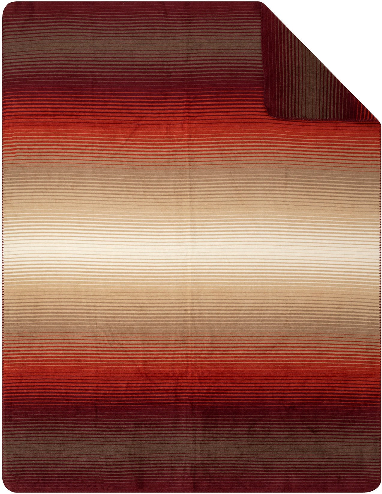 IBENA Wohndecke "Ranchi" mit harmonischem Farbverlauf günstig online kaufen