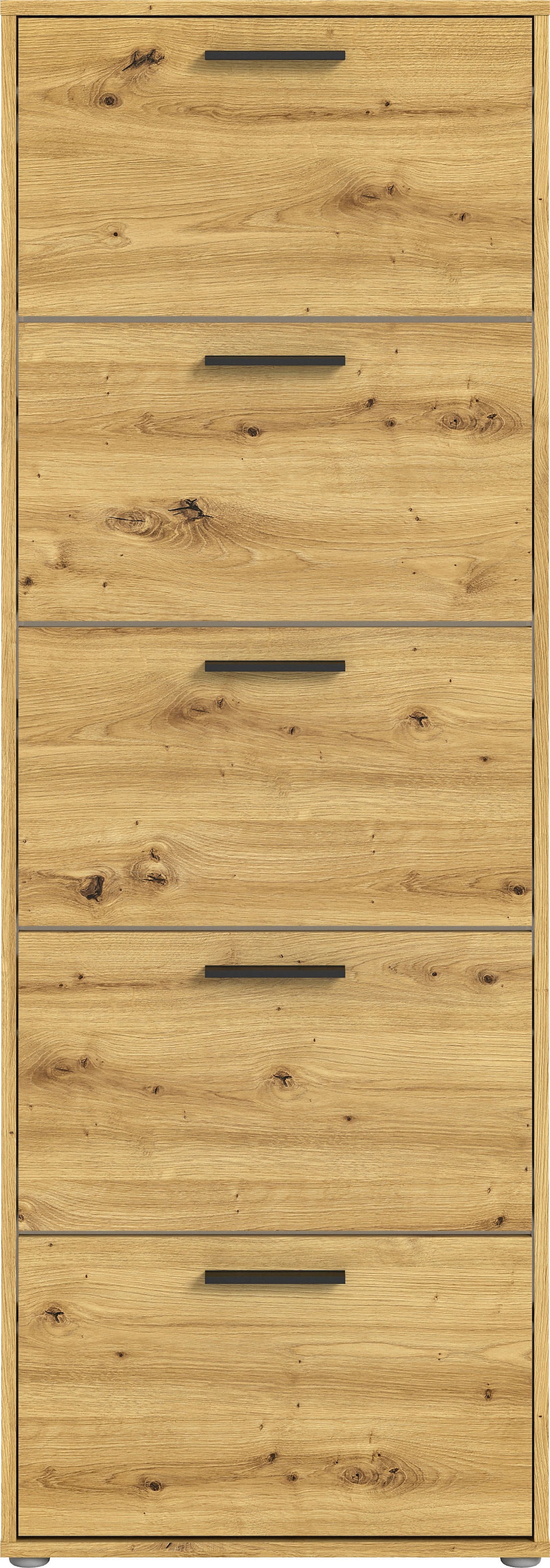 HBZ Schuhkommode »Sam Schuhkipper, Schuhschrank BxHxT 59x169x17 cm«, (1 St.), mit 5 Klappen