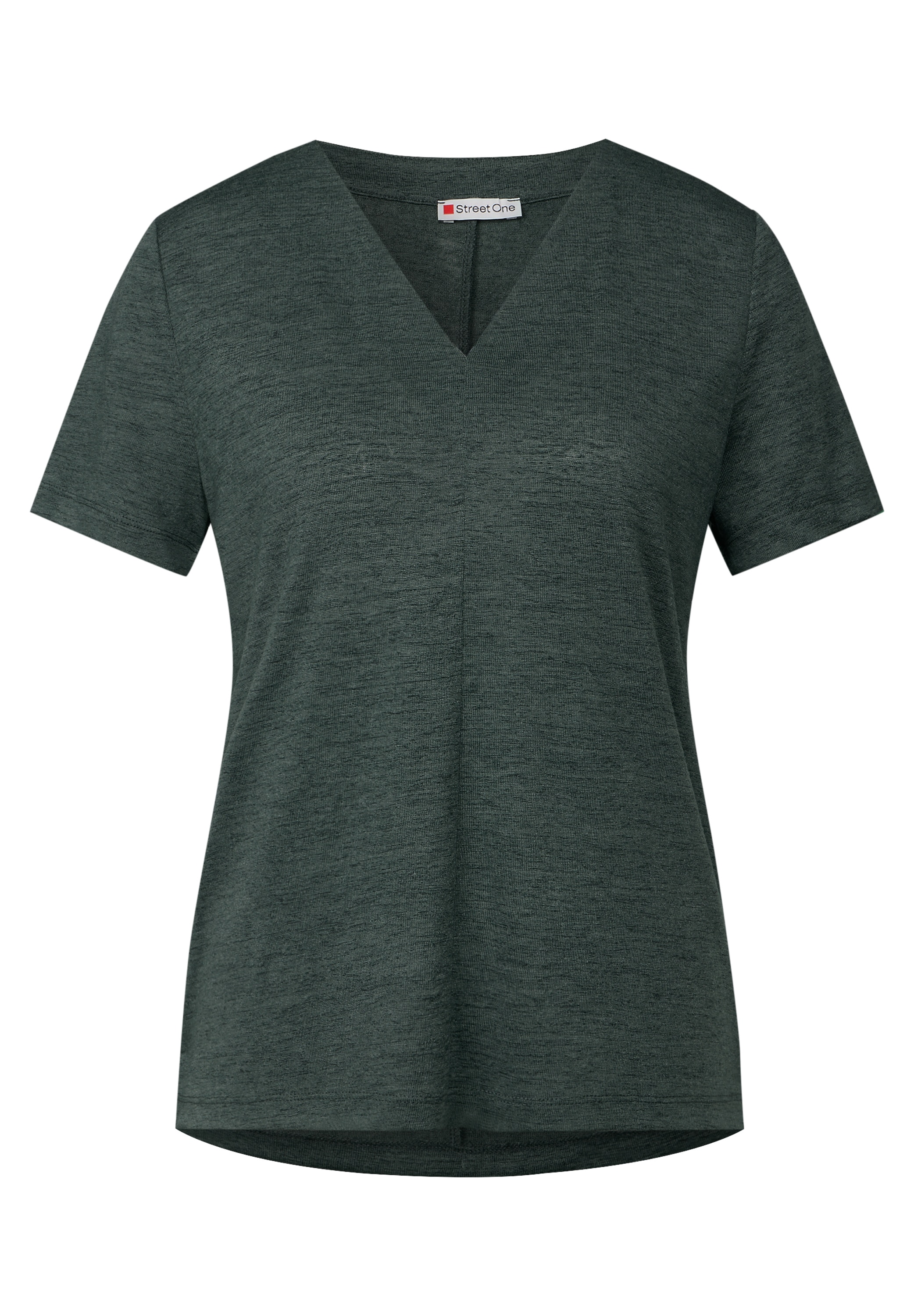 STREET ONE T-Shirt, mit V-Ausschnitt