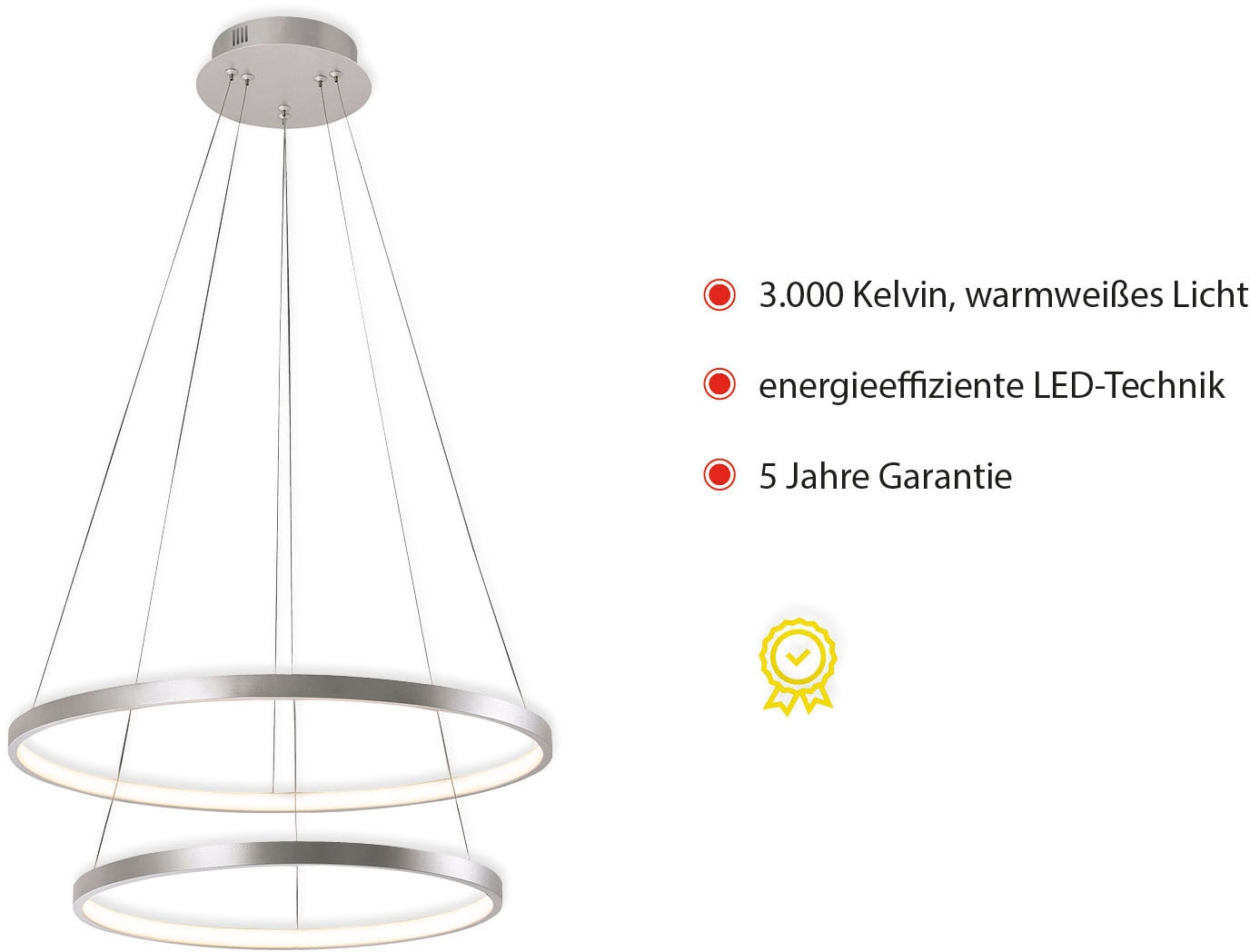 flammig-flammig, LED Pendelleuchte 1 | BAUR »HELIKE«, LIGHT JUST