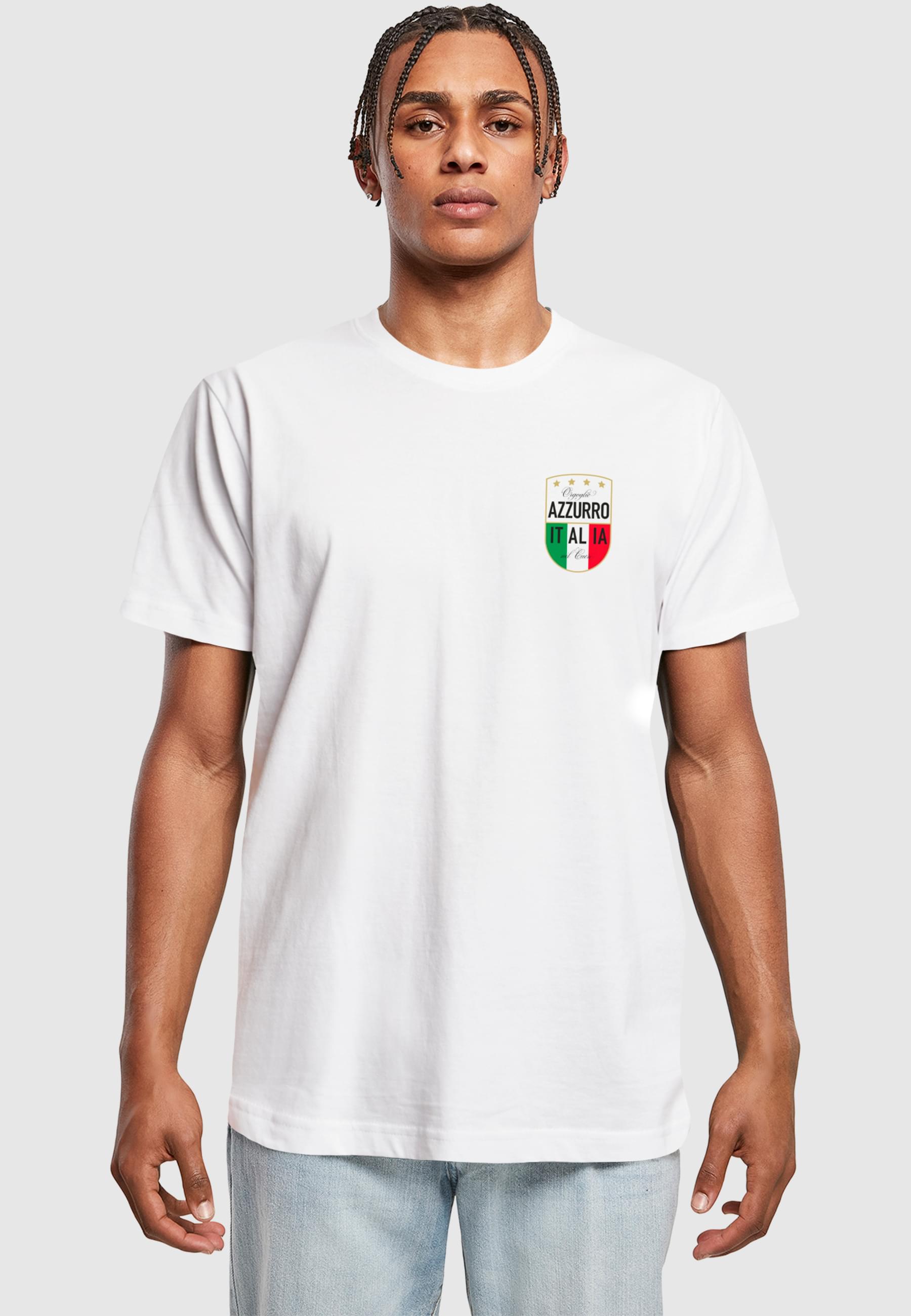 Thumbnail - MisterTee T-Shirt "MisterTee Azurro Italia Crest Tee", (1 tlg.)