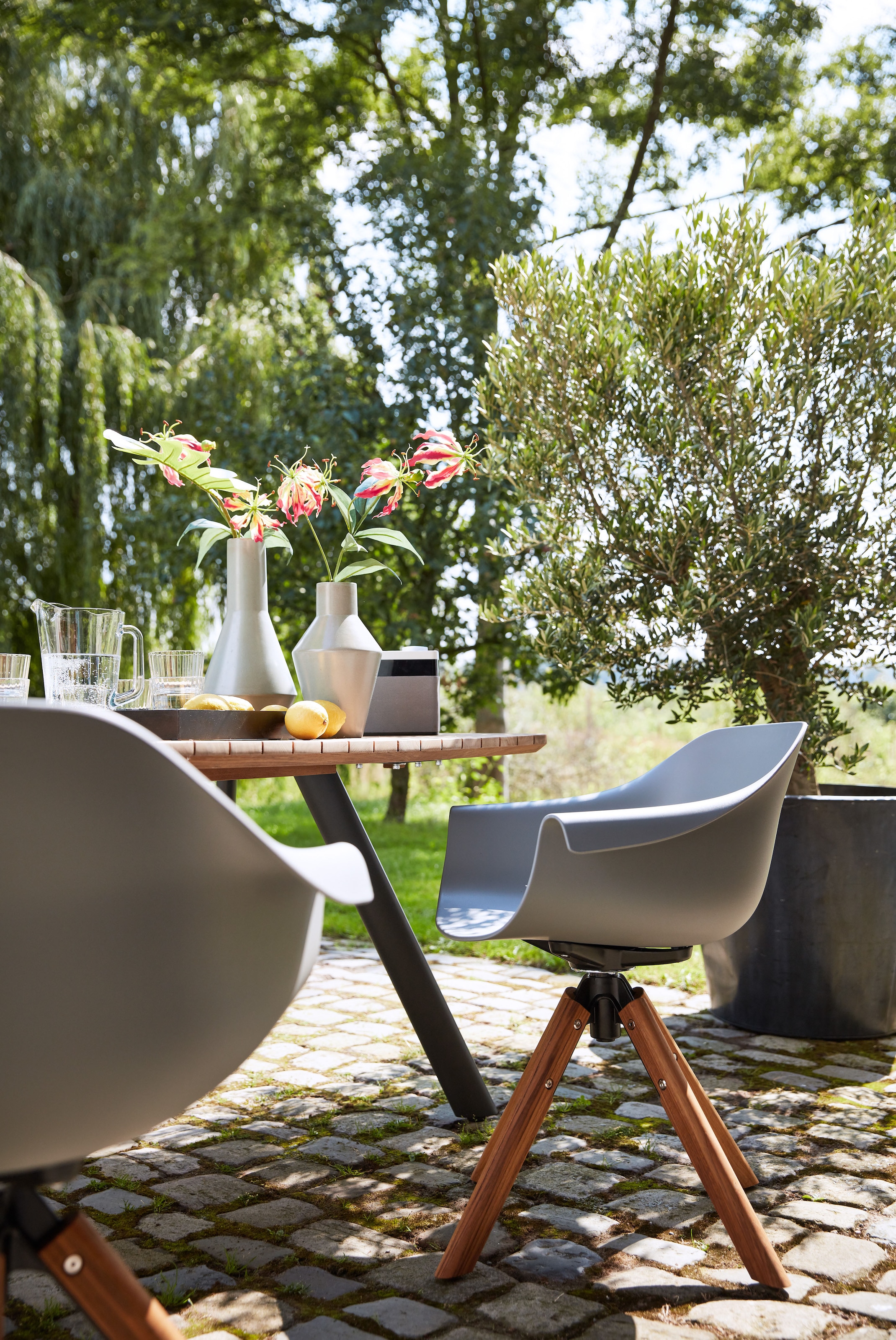 Musterring Gartenstuhl »Freilicht Schalenstuhl« (Set) 2 Stk.Drehbar und in 4 Farben erhältlich für flexible Sitzmomente