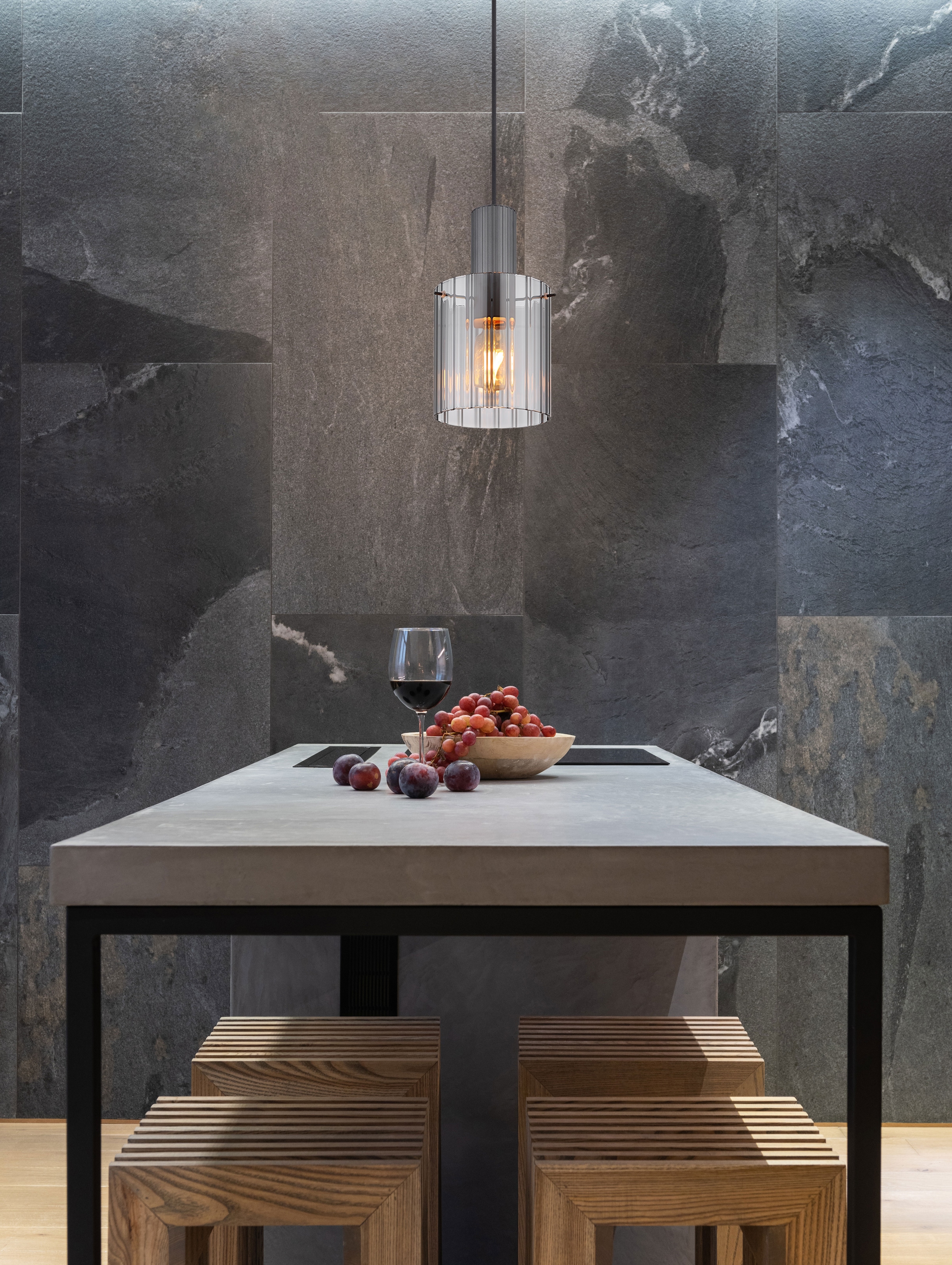 GLOBO LIGHTING Hängeleuchte »TULIVAR«, Leuchtmittel E27 | ohne Leuchtmittel, Hängelampe/Pendelleuchte/Esszimmer/Wohnzimmer/Esstisch