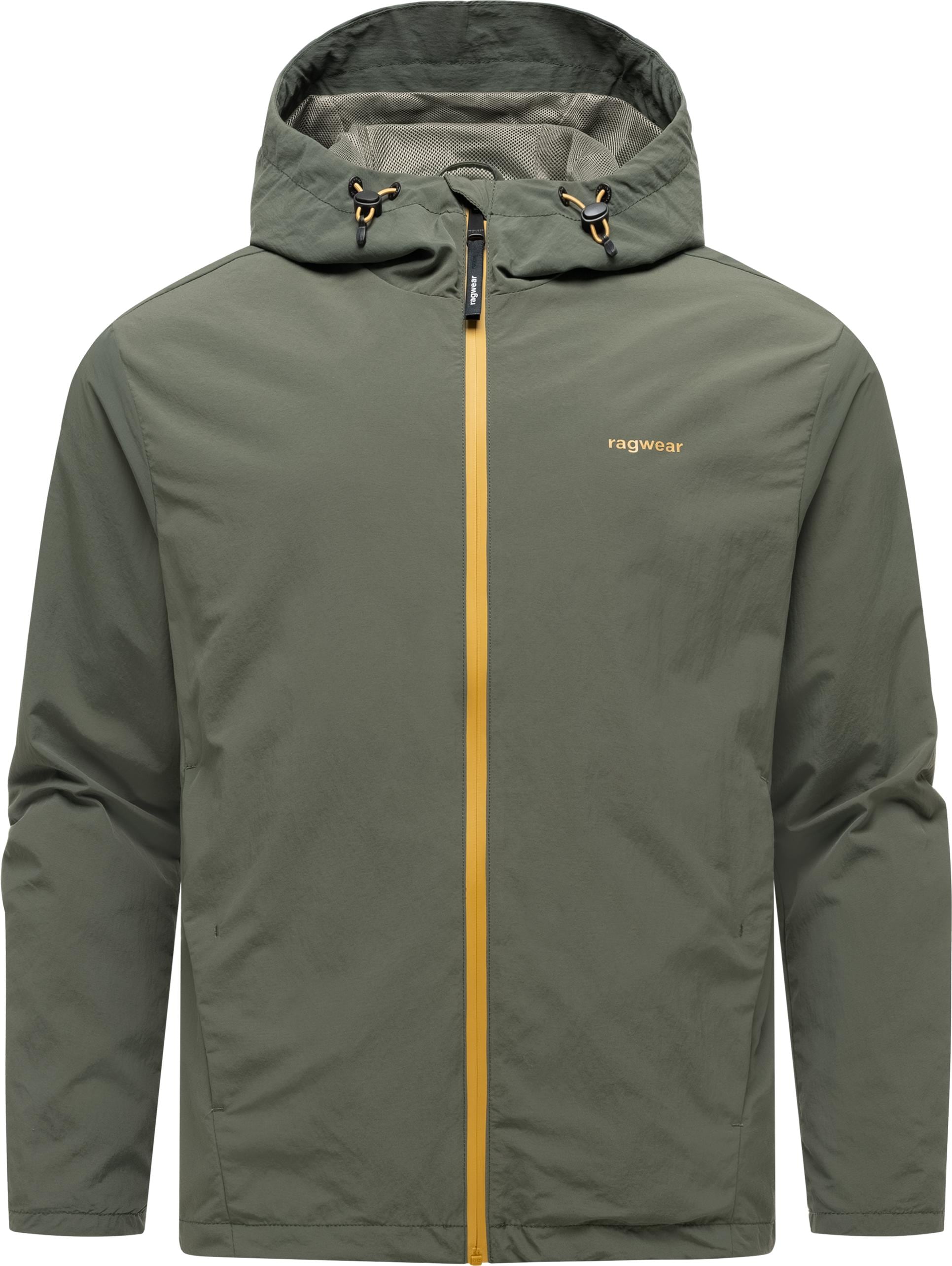 Ragwear Outdoorjacke "Lewie" mit Kapuze Übergangsjacke mit wasserdichtem Reißverschluss
