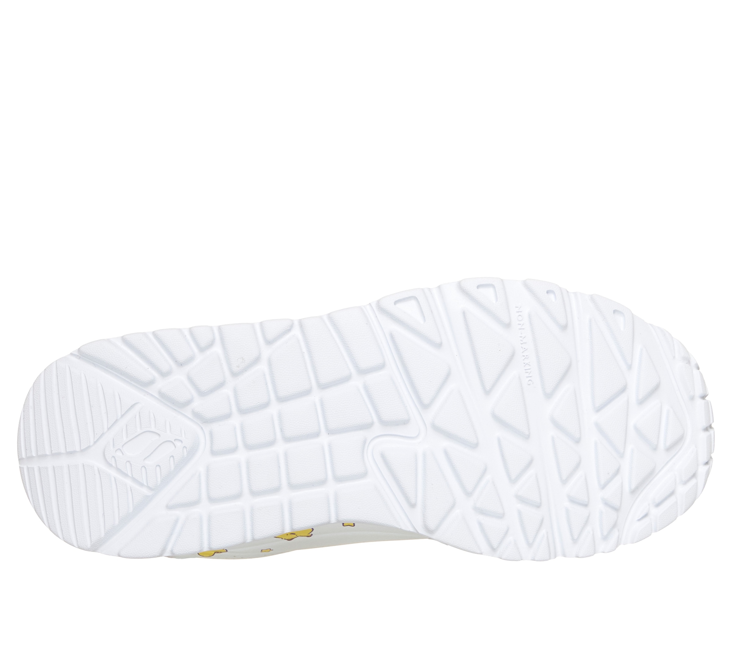 Skechers Sneaker »UNO LITE«  Schnürschuh, Herz-Anhänger, Größenschablone zum Download