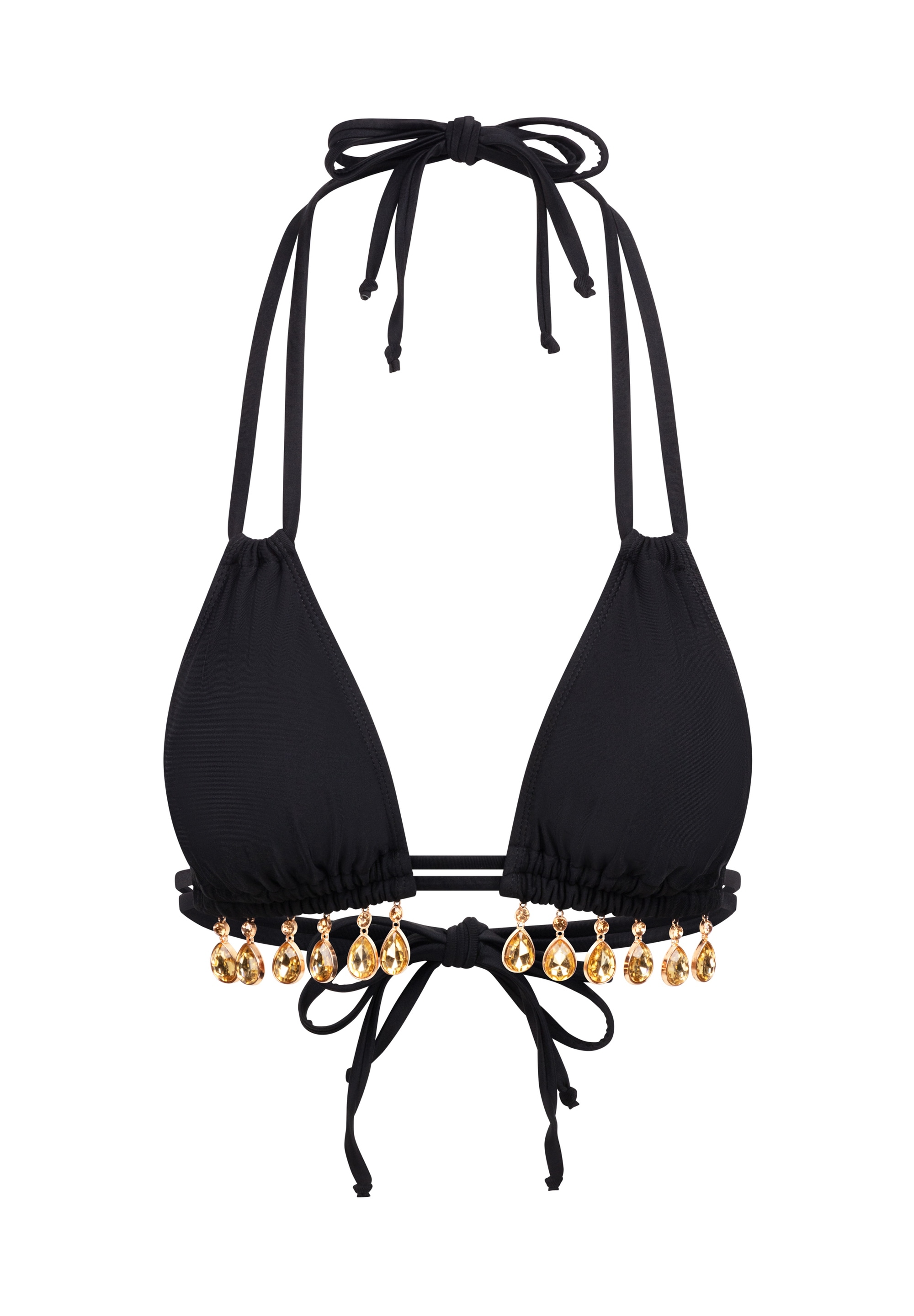 Moda Minx Triangel-Bikini-Top »Selene Droplet«, (1 St.), mit funkelnden Anhängern