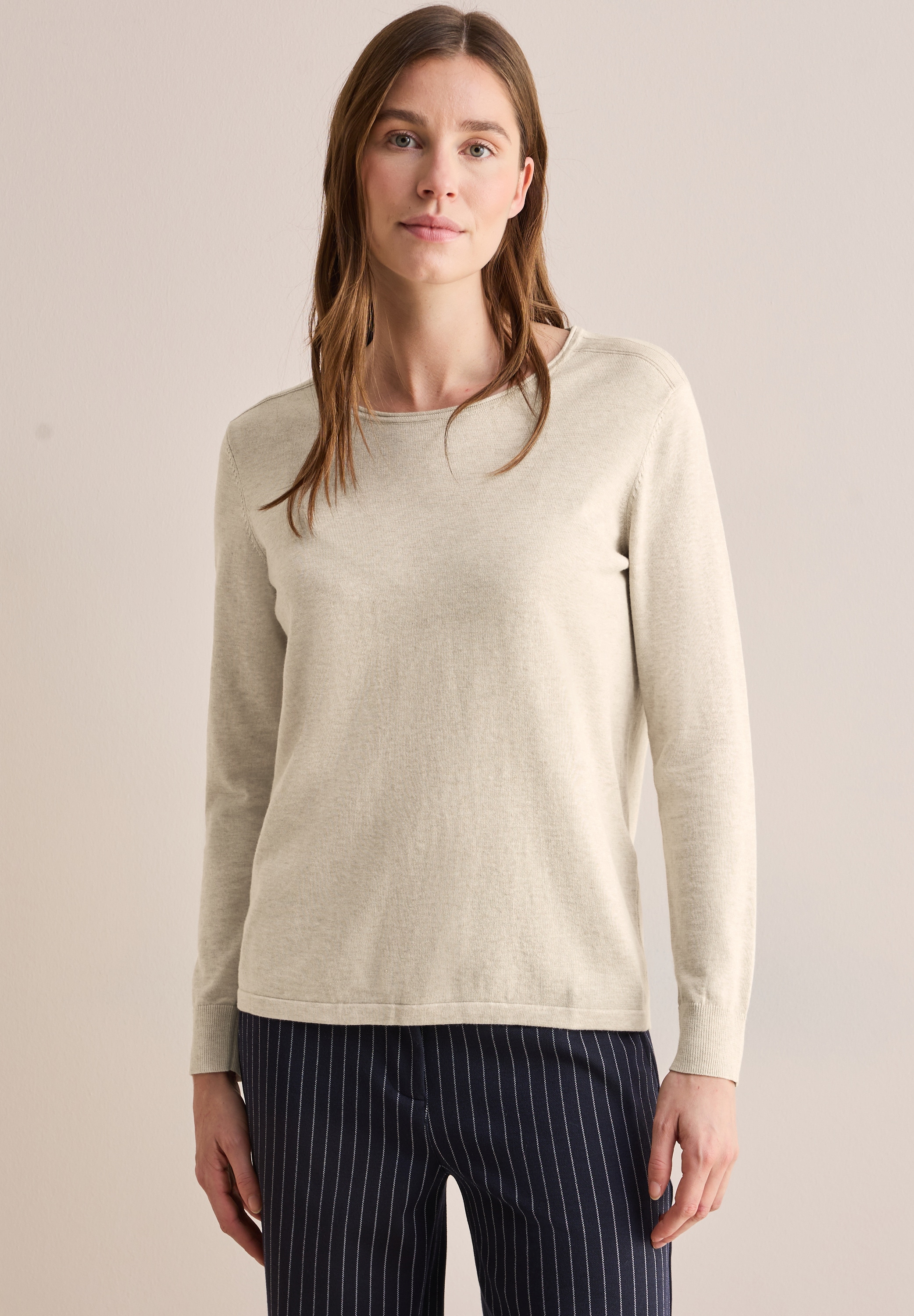Cecil Strickpullover, im soften Baumwoll-Mix