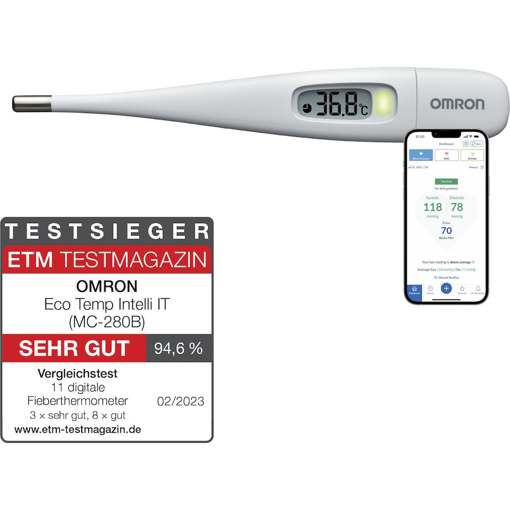 Omron Fieberthermometer »MC-280B-E Eco Temp Intelli IT«